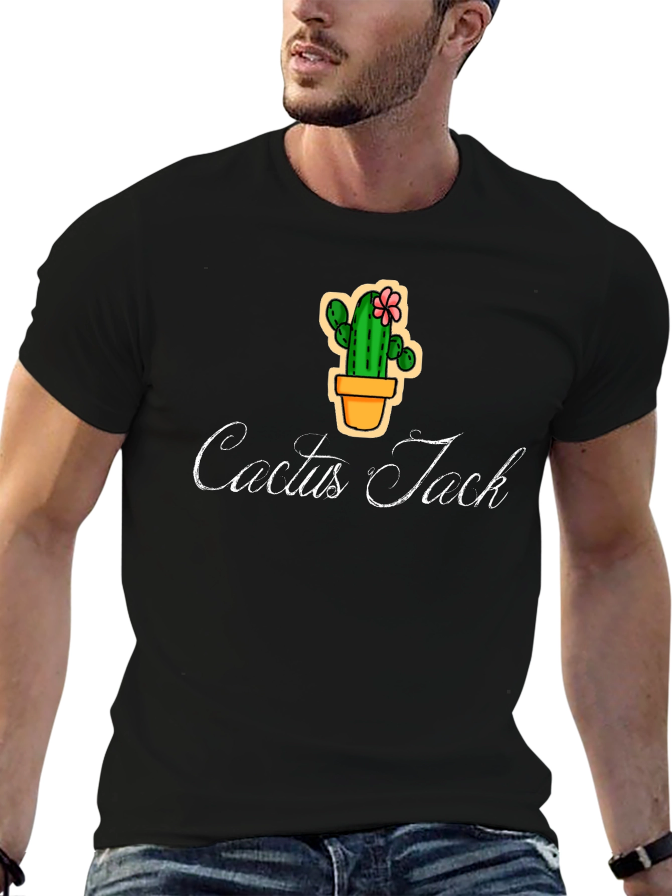 Cactus Jack Black T-Shirt - Stylish Graphic Tee