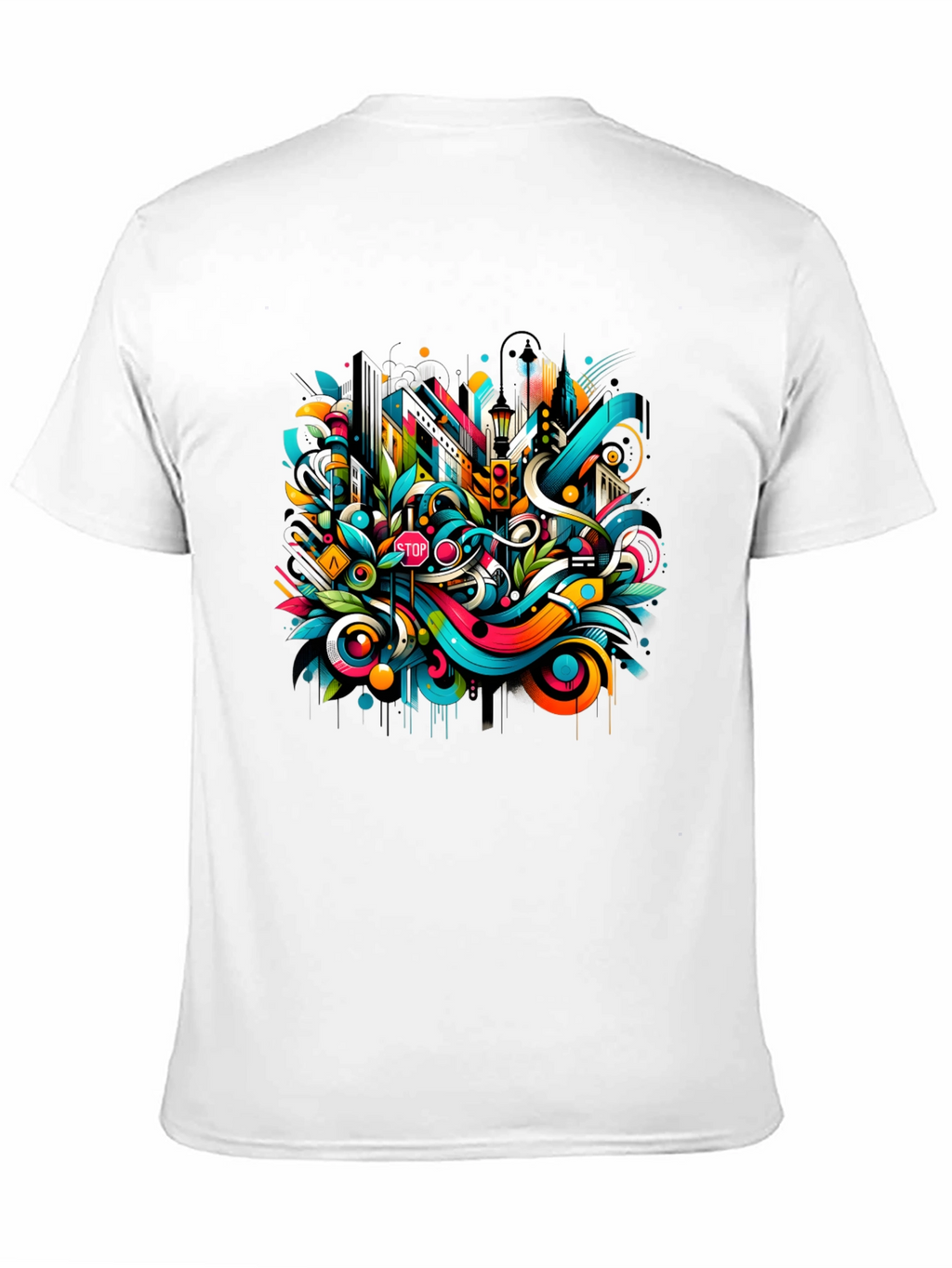 Urban Art Black T-Shirt