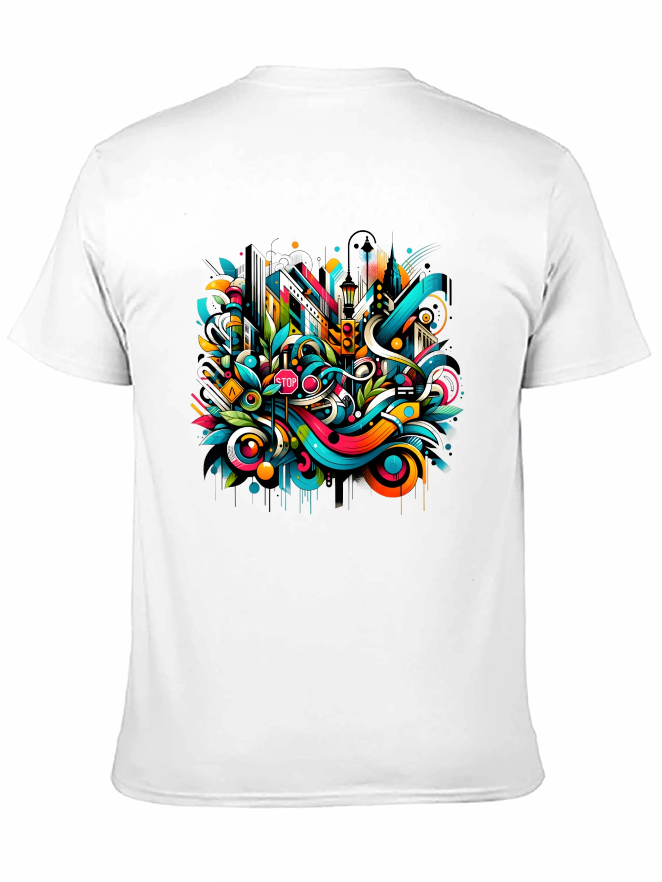 Urban Art Black T-Shirt