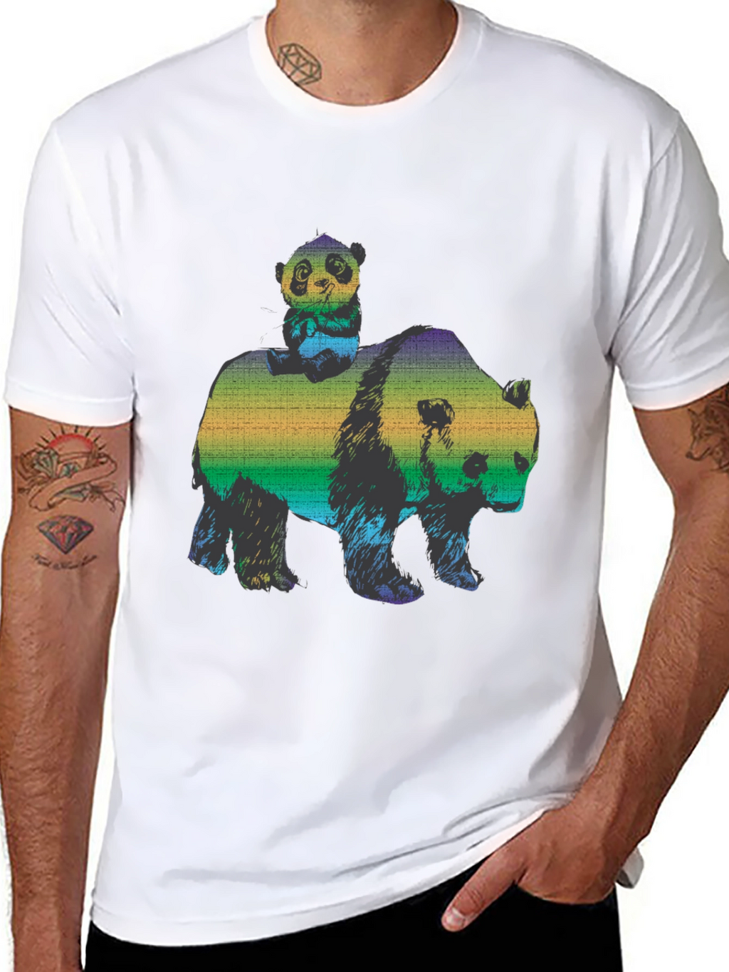 Panda Ride Graphic Tee