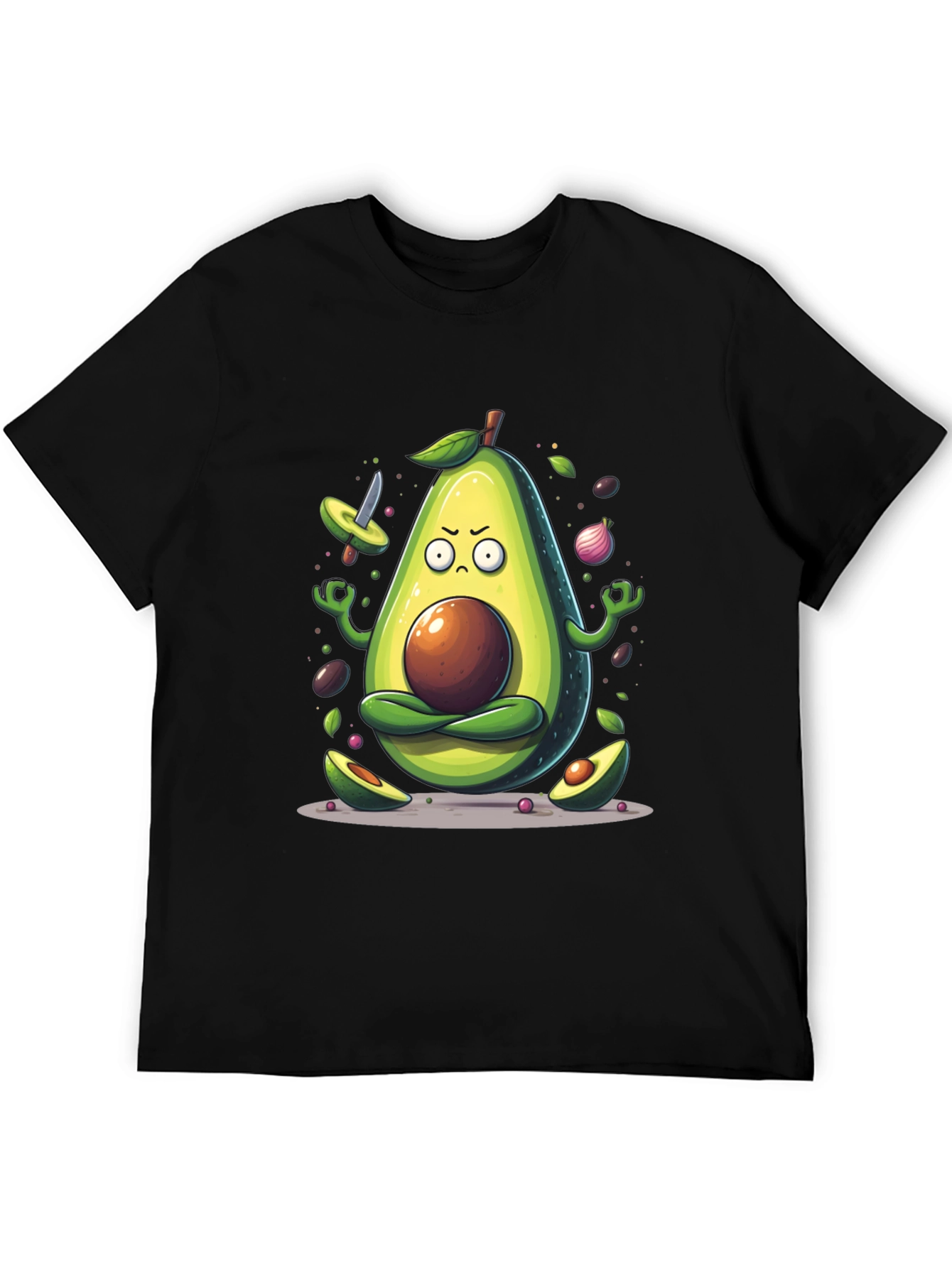 Zen Avocado Meditation T-Shirt