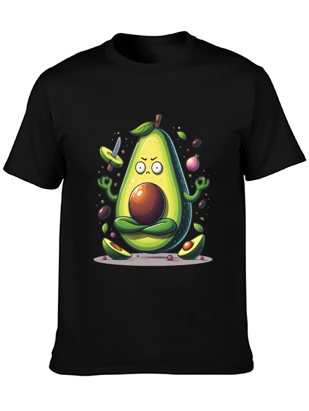 Zen Avocado Meditation T-Shirt