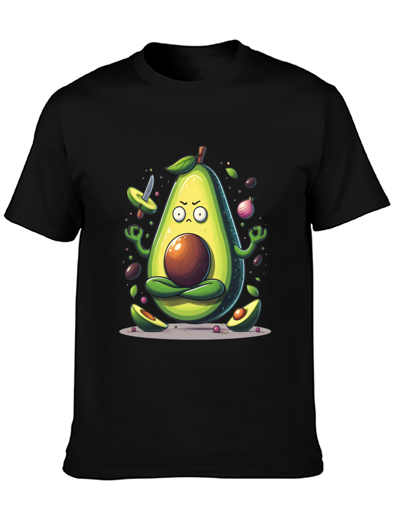 Zen Avocado Meditation T-Shirt