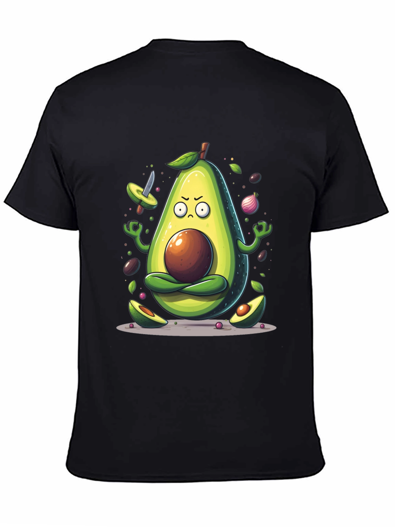 Zen Avocado Meditation T-Shirt