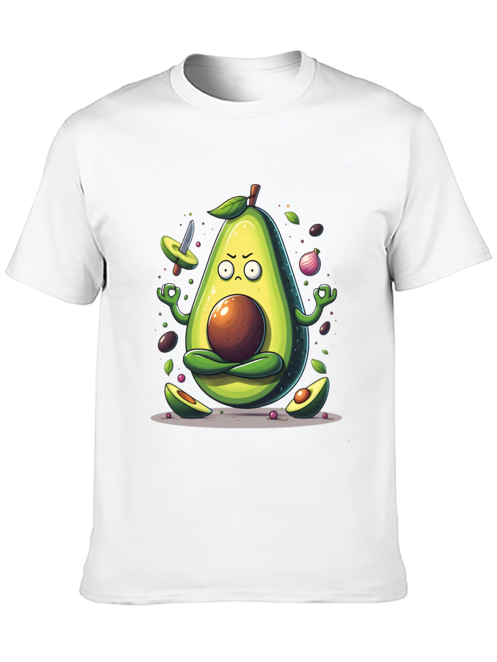 Zen Avocado Meditation T-Shirt