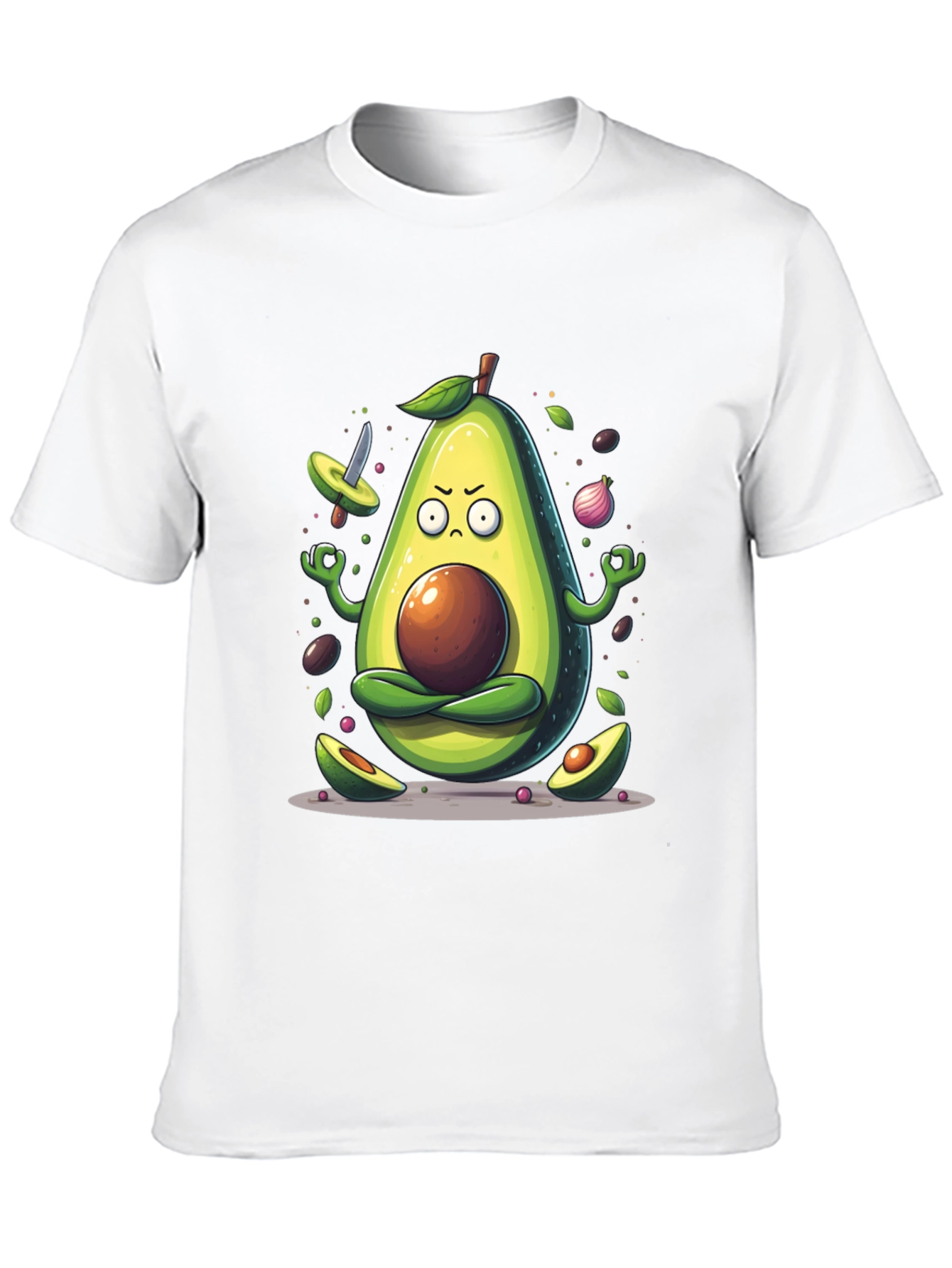 Zen Avocado Meditation T-Shirt