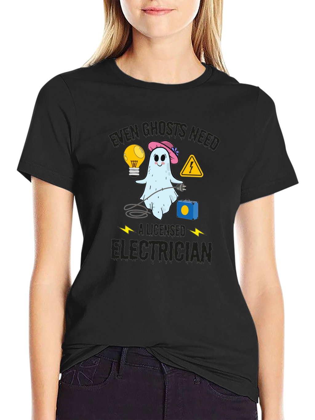 Ghost Electrician T-Shirt