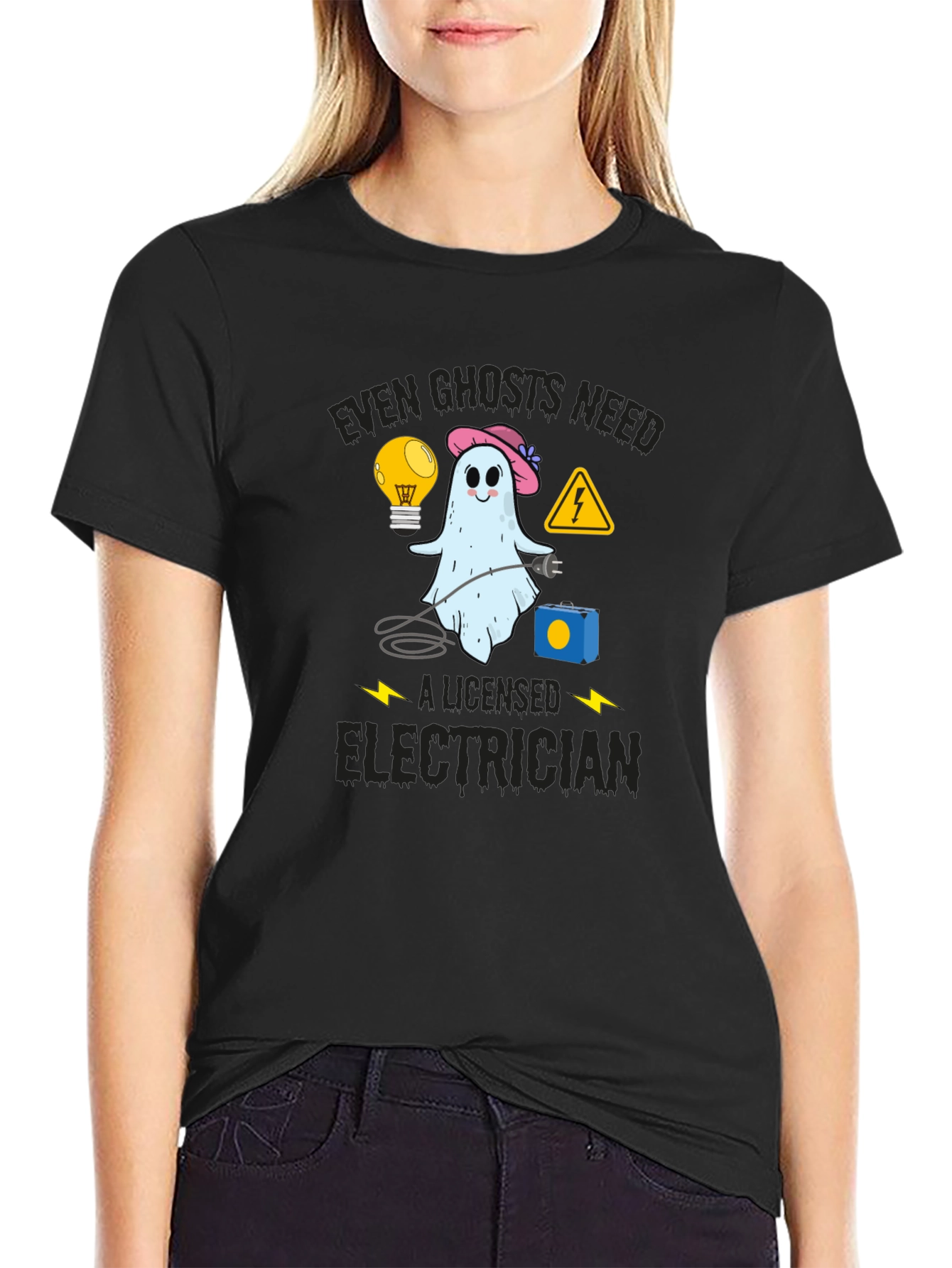 Ghost Electrician T-Shirt
