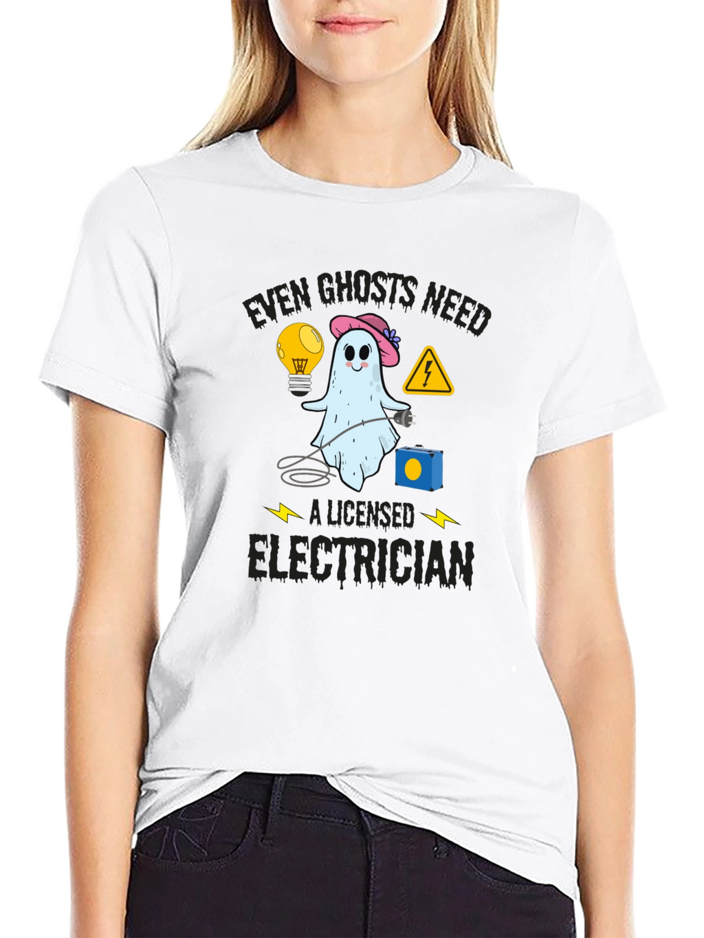 Ghost Electrician T-Shirt