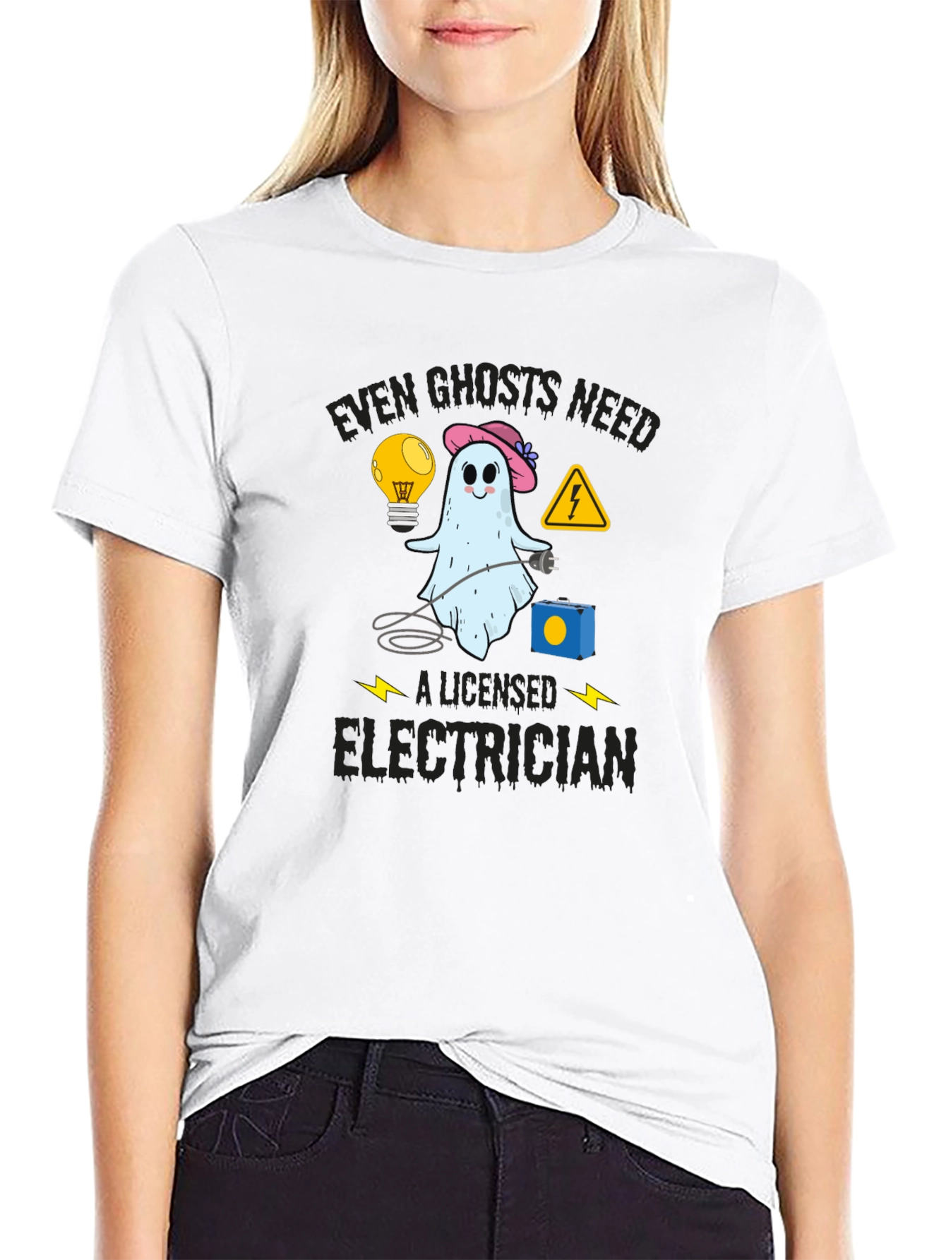 Ghost Electrician T-Shirt