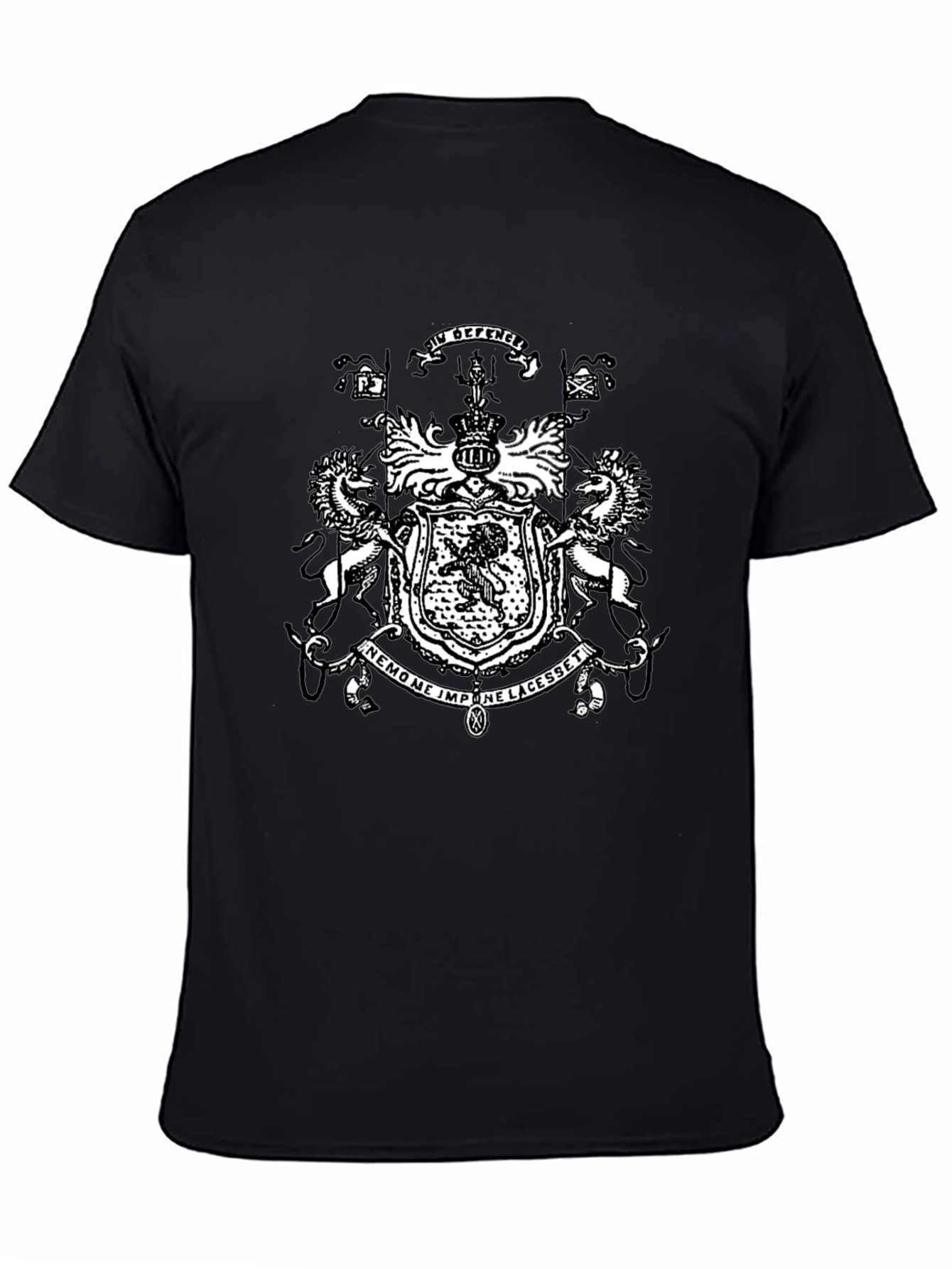 Embroidered Crest Graphic Tee