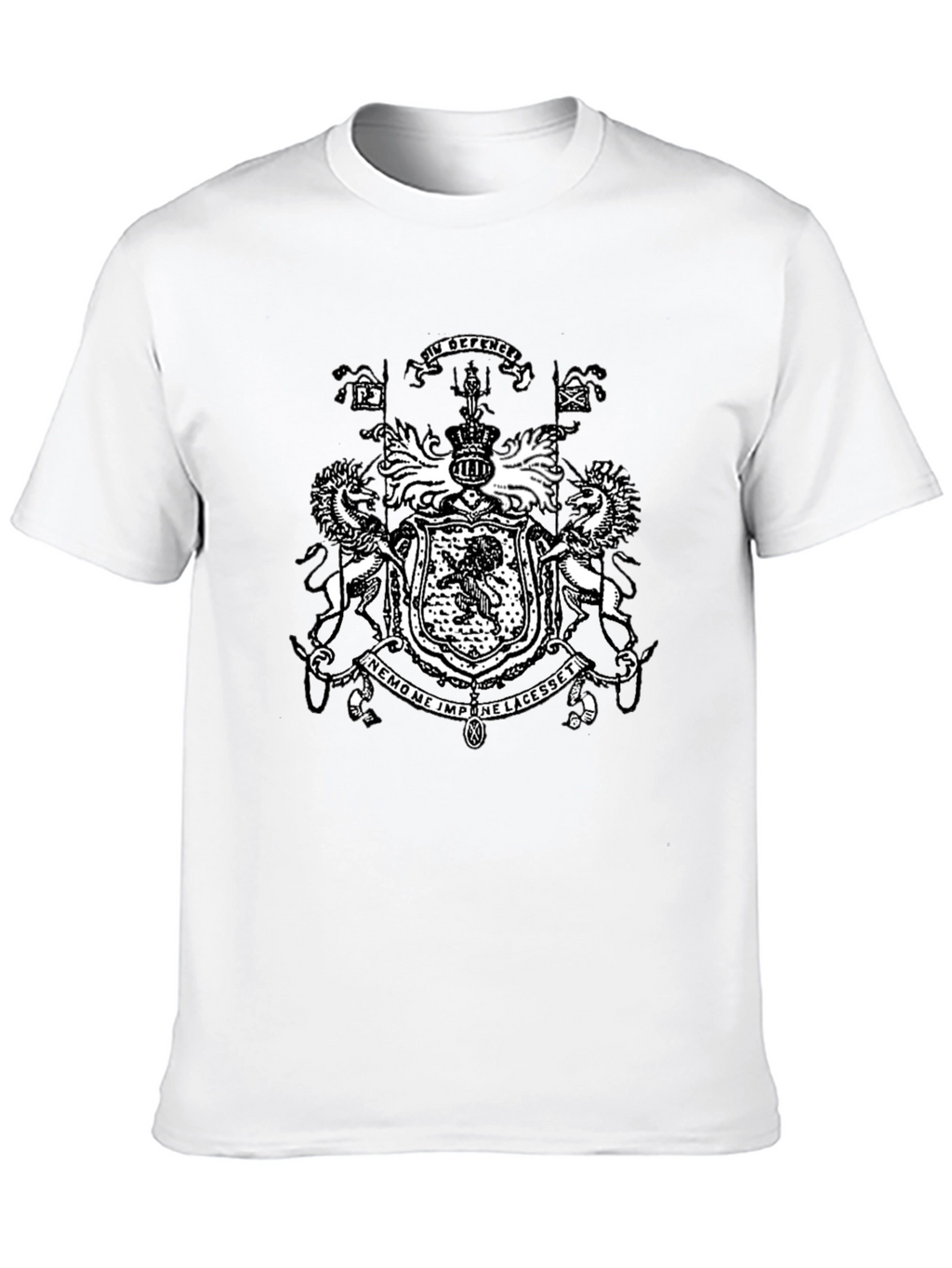 Embroidered Crest Graphic Tee