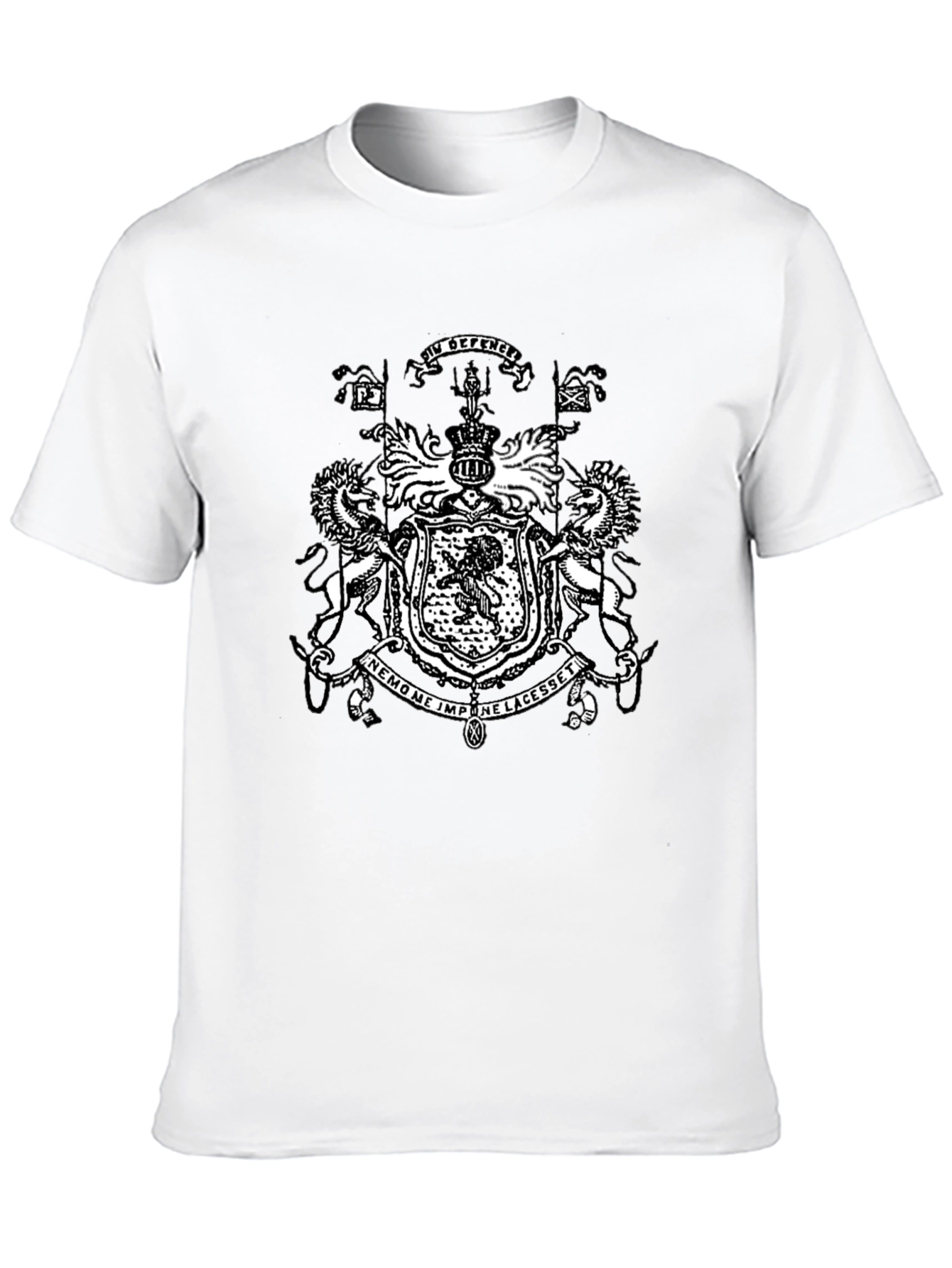 Embroidered Crest Graphic Tee