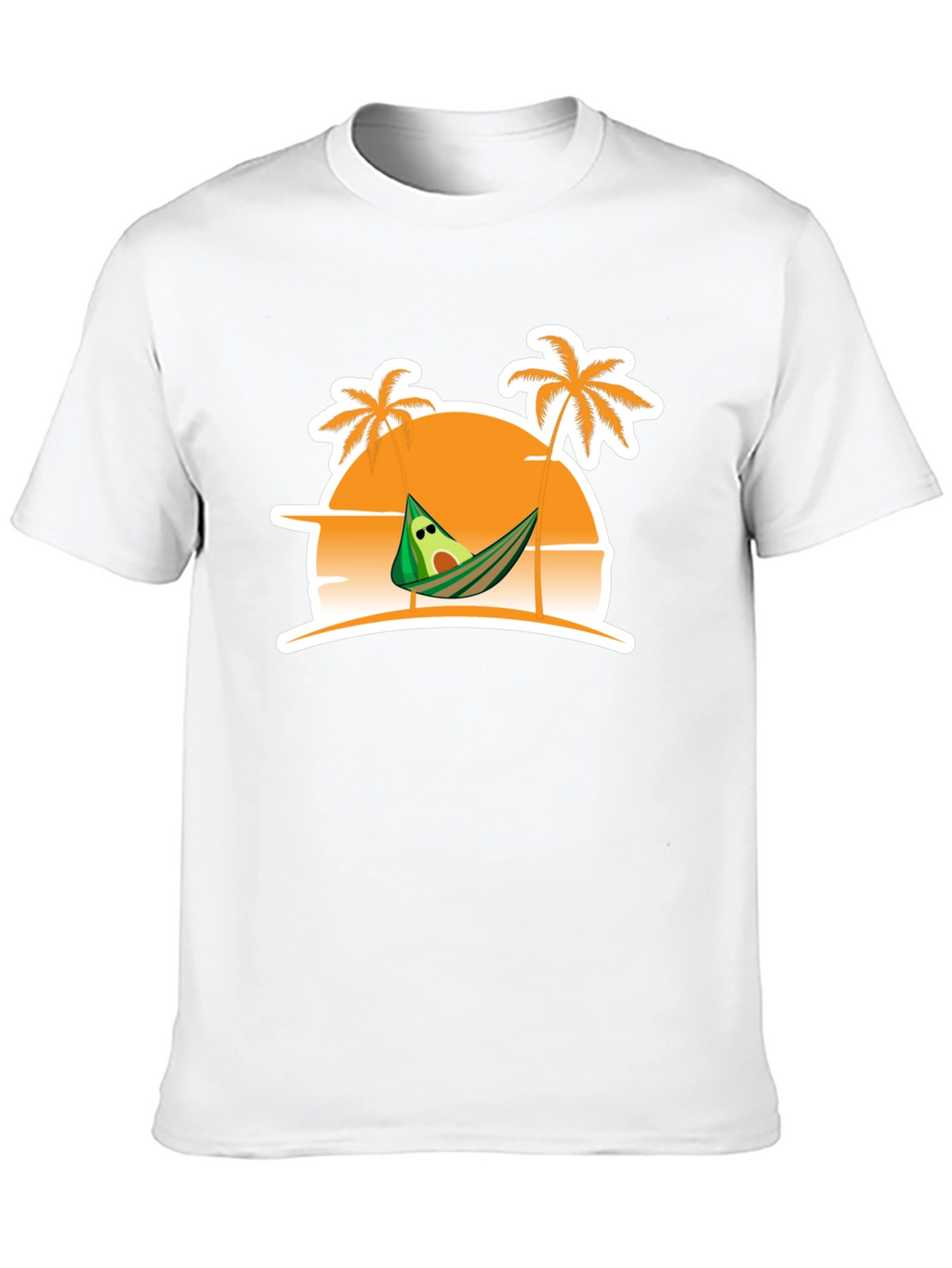 Relaxing Avocado Beach T-Shirt