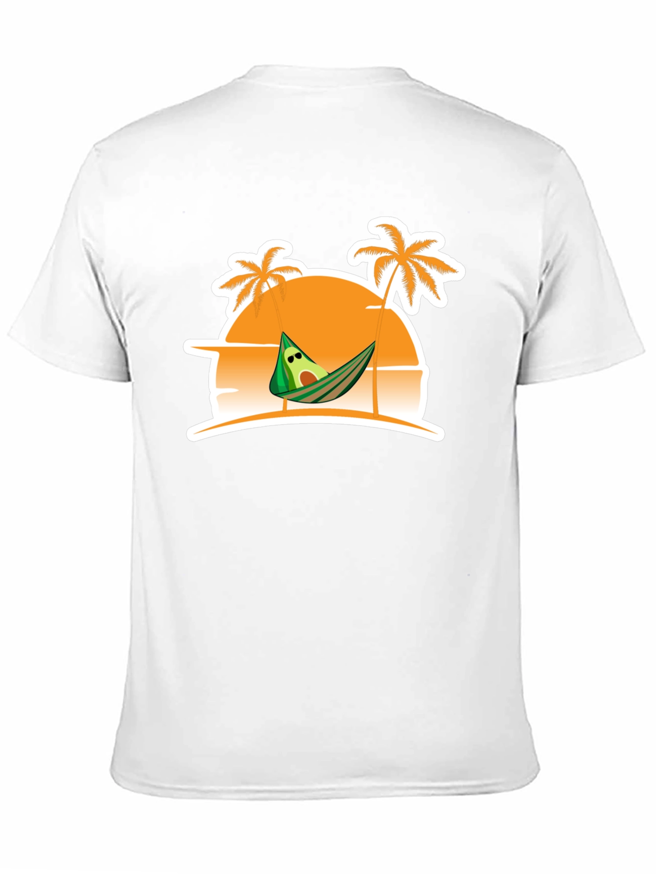 Relaxing Avocado Beach T-Shirt