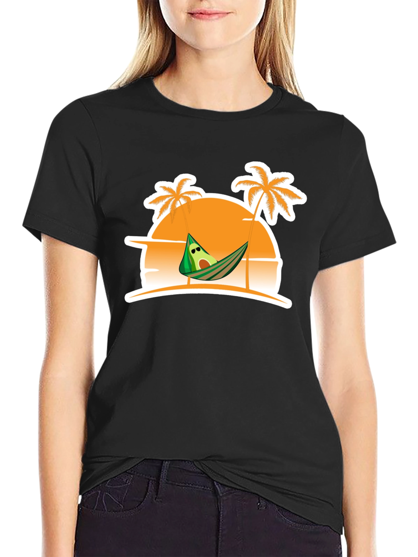 Relaxing Avocado Beach T-Shirt