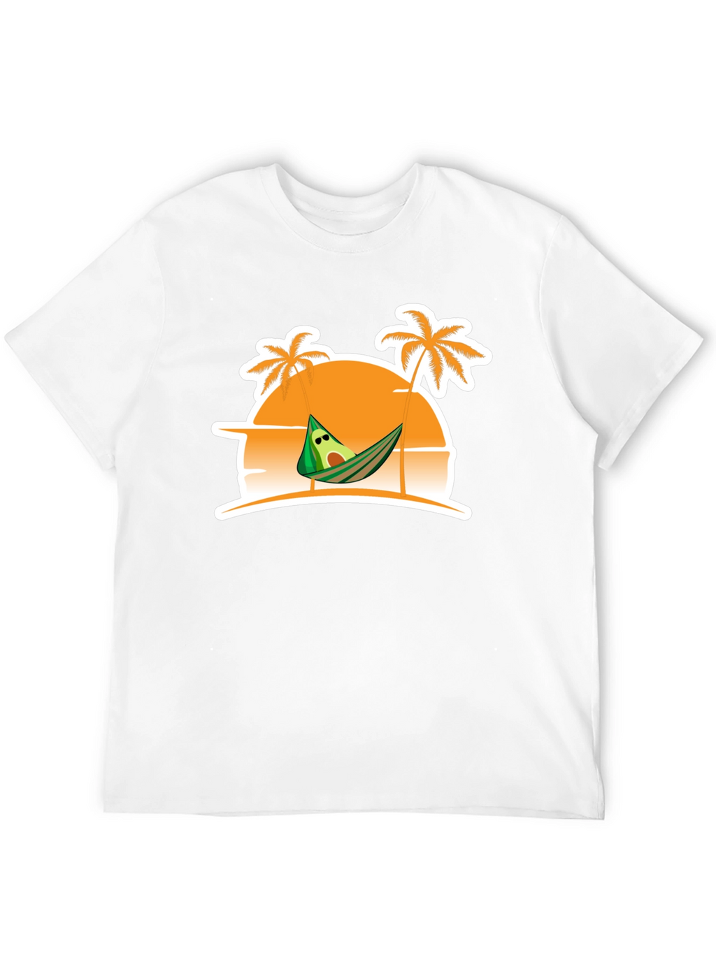 Relaxing Avocado Beach T-Shirt