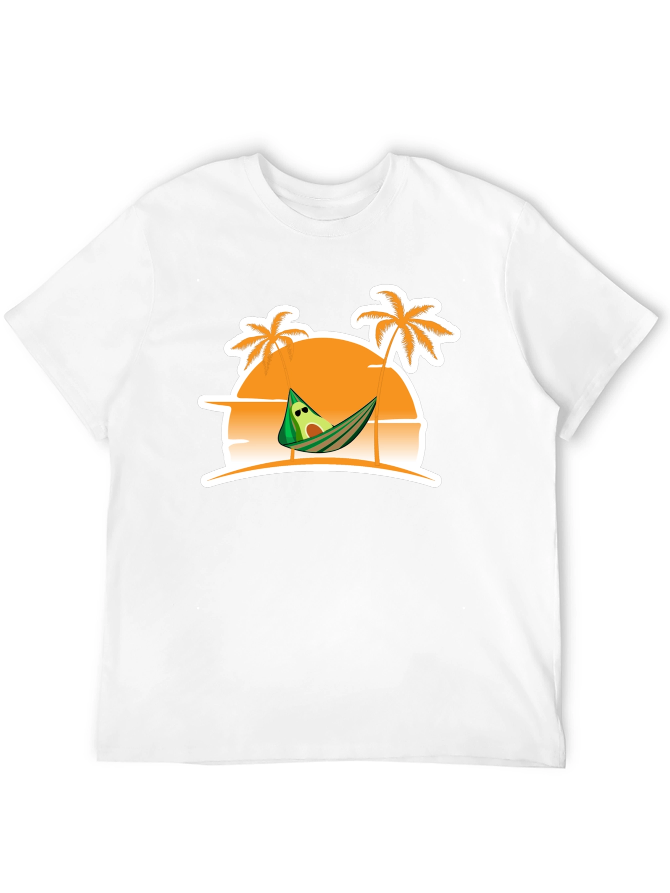 Relaxing Avocado Beach T-Shirt