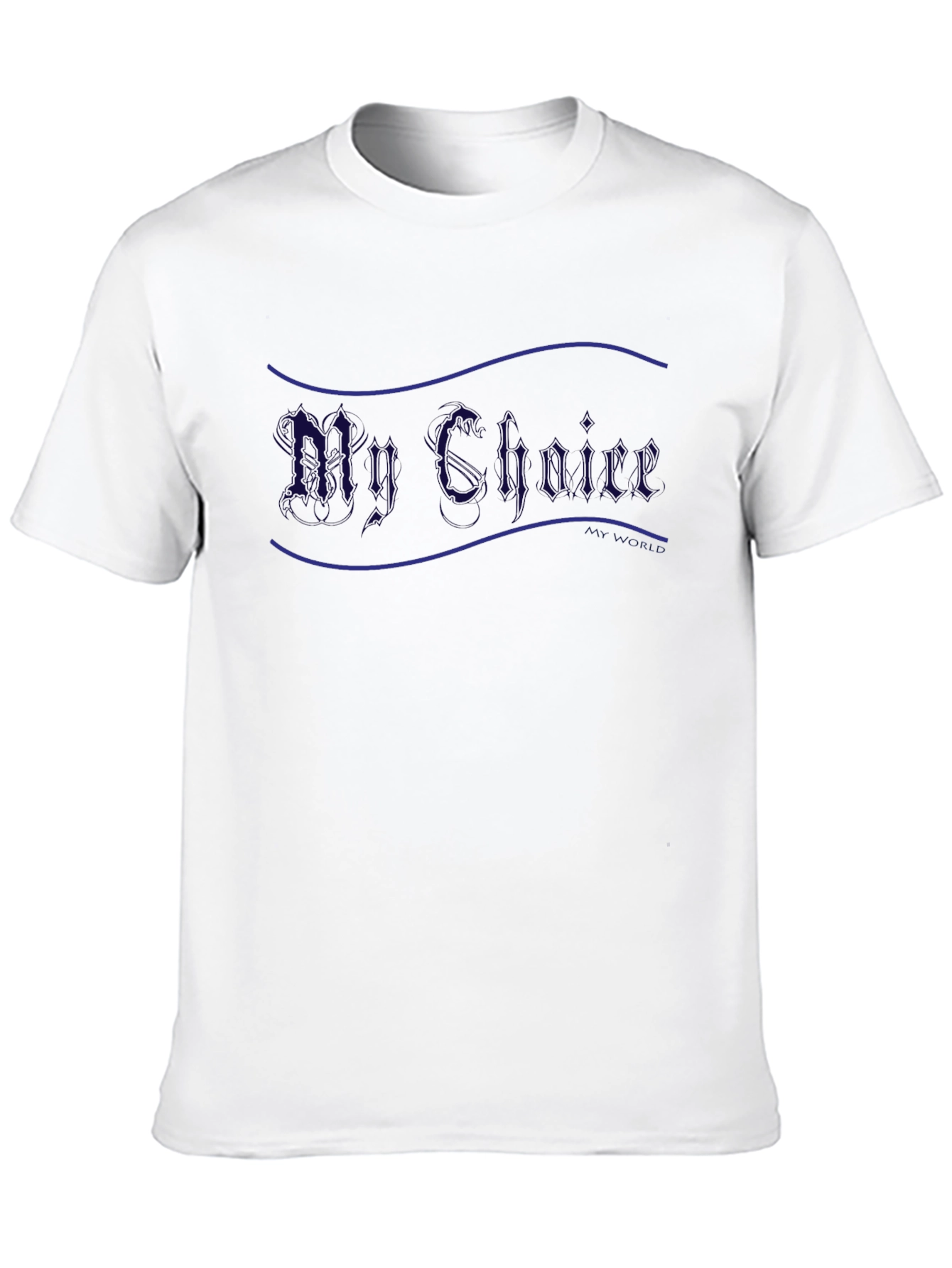 My Choice Graphic T-Shirt - Casual Black Tee