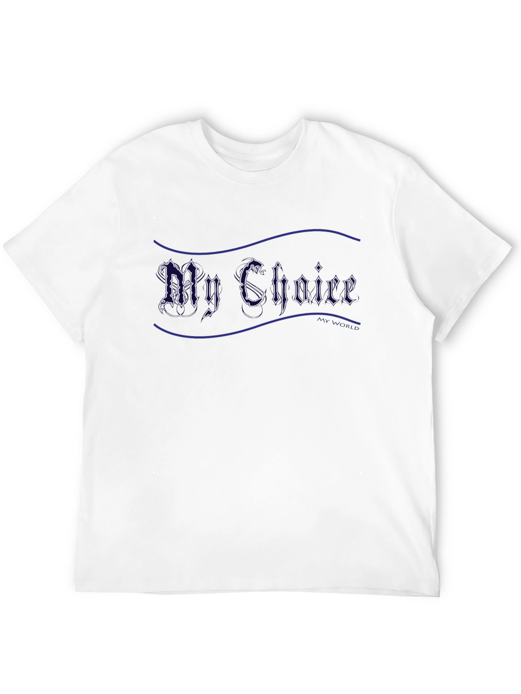 My Choice Graphic T-Shirt - Casual Black Tee