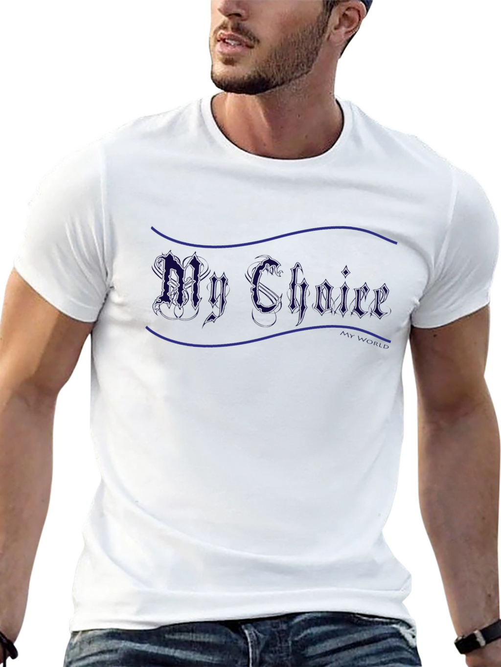 My Choice Graphic T-Shirt - Casual Black Tee