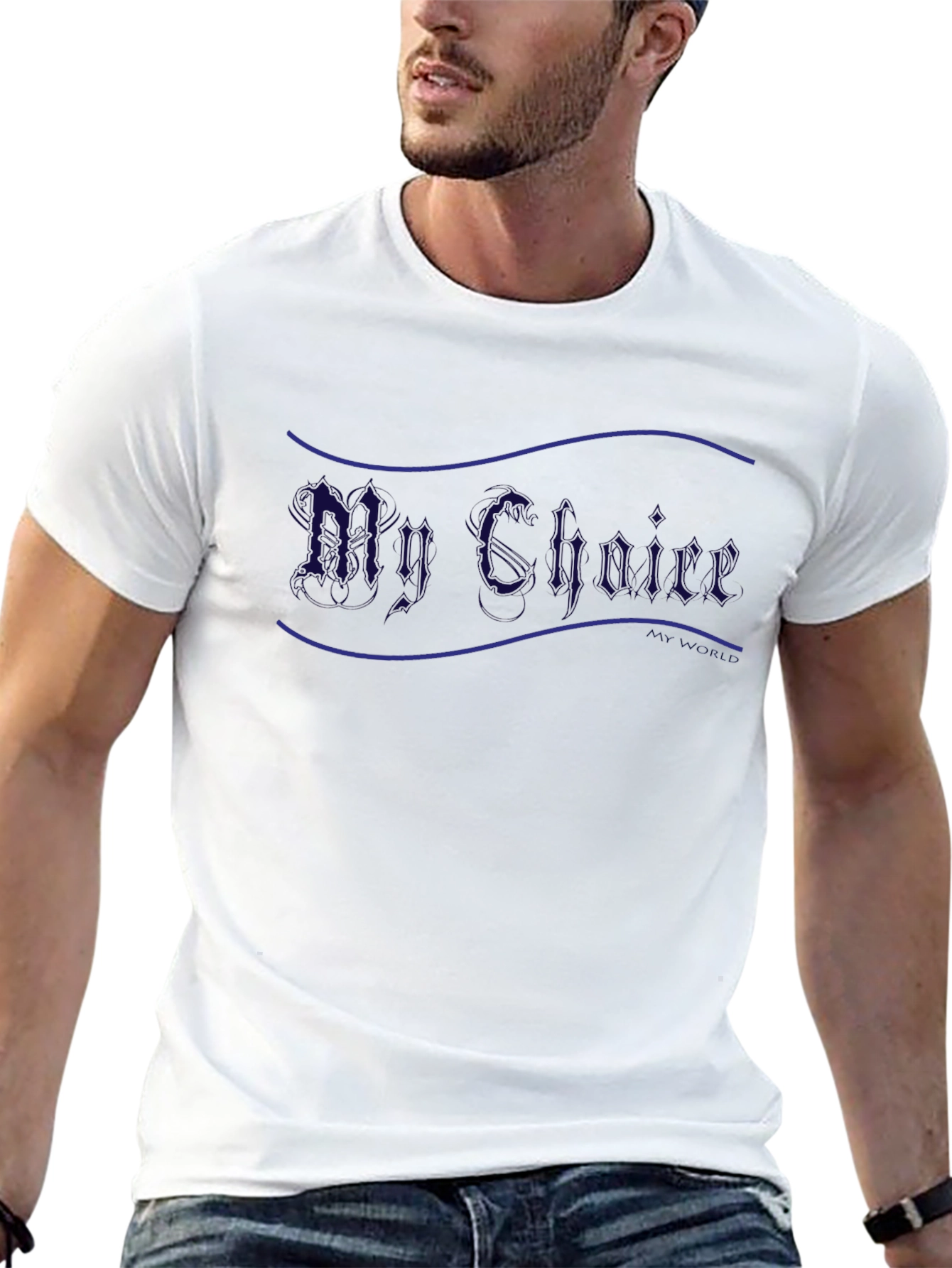 My Choice Graphic T-Shirt - Casual Black Tee