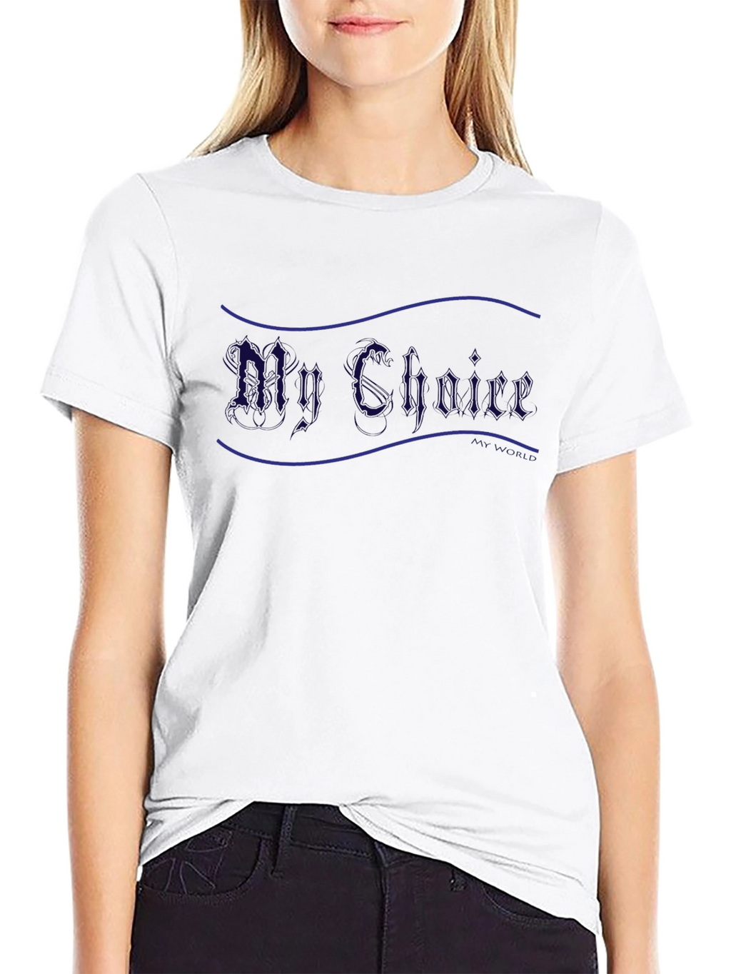 My Choice Graphic T-Shirt - Casual Black Tee