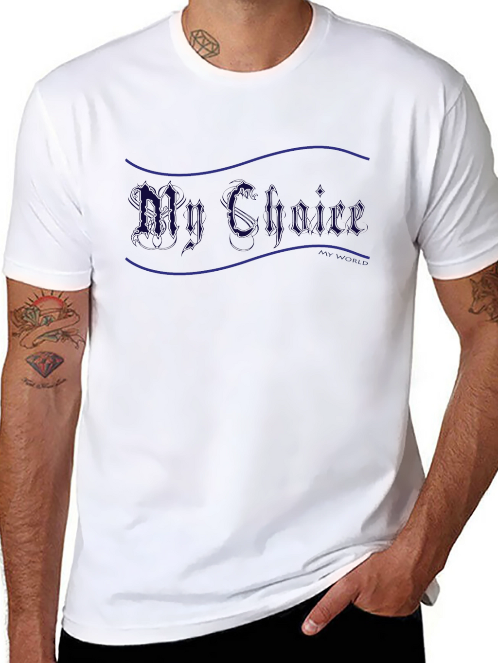 My Choice Graphic T-Shirt - Casual Black Tee