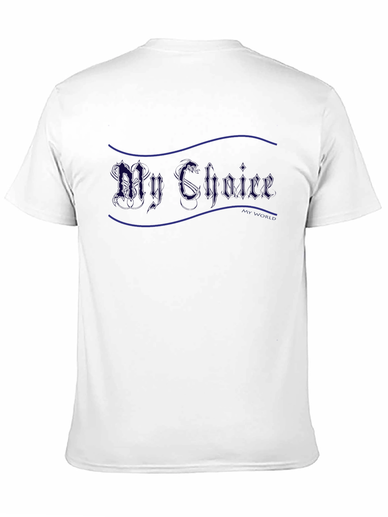My Choice Graphic T-Shirt - Casual Black Tee