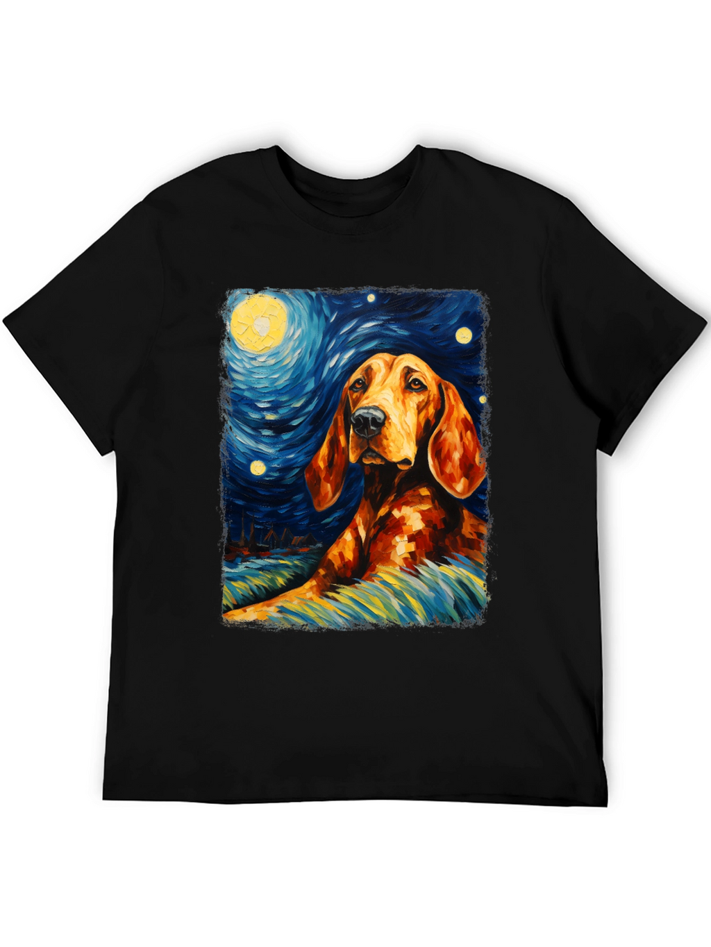 Starry Night Dachshund T-Shirt
