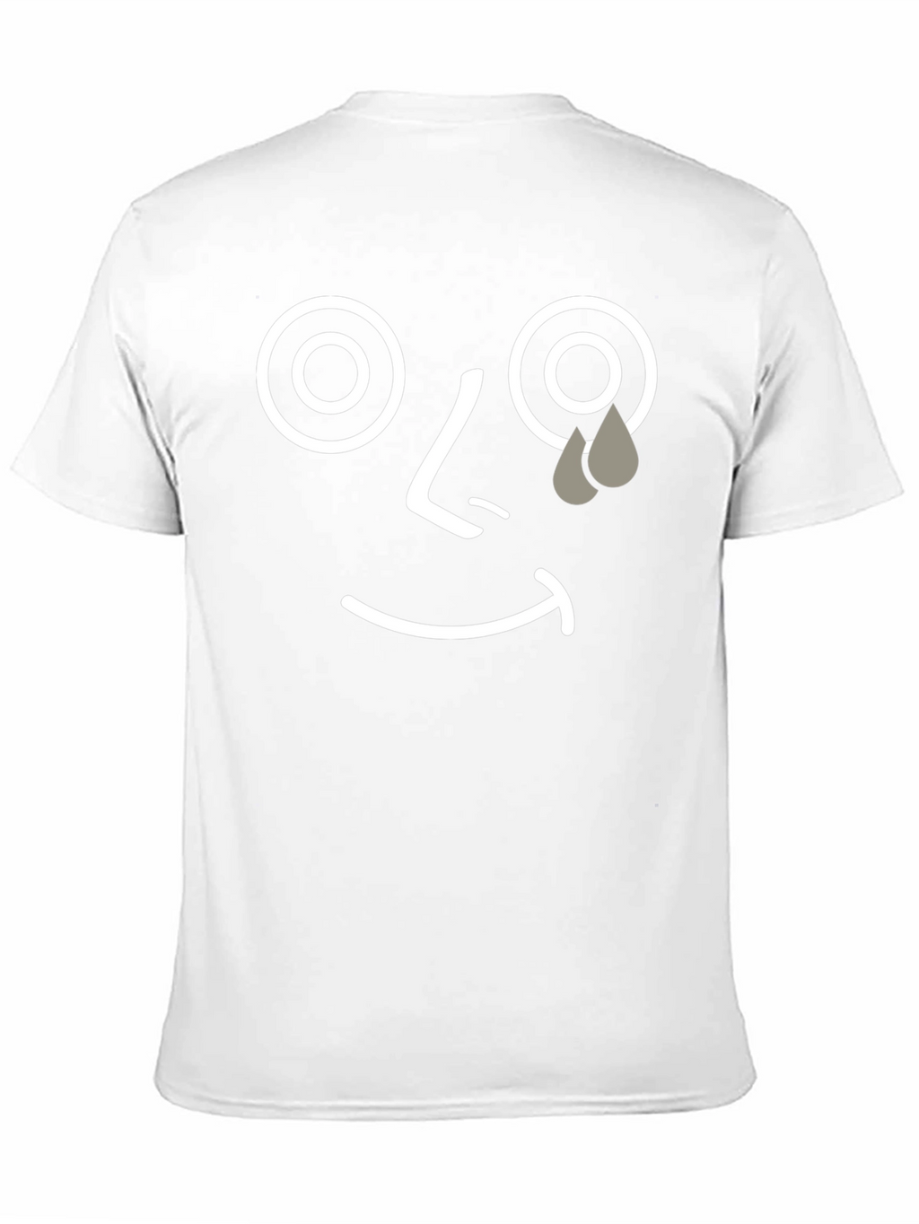 Sad Face Graphic Tee - Unisex Black T-Shirt