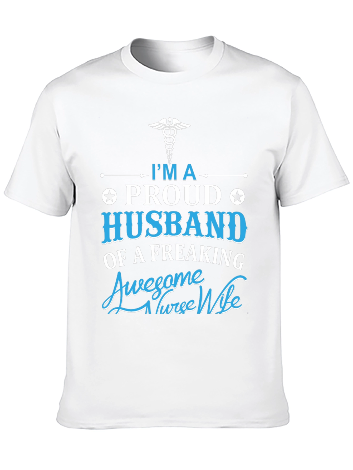 Proud Husband of Awesome Nurse Wife T-Shirt
