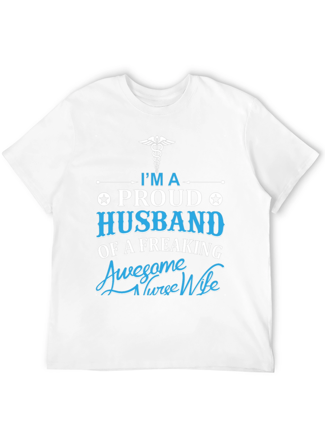 Proud Husband of Awesome Nurse Wife T-Shirt