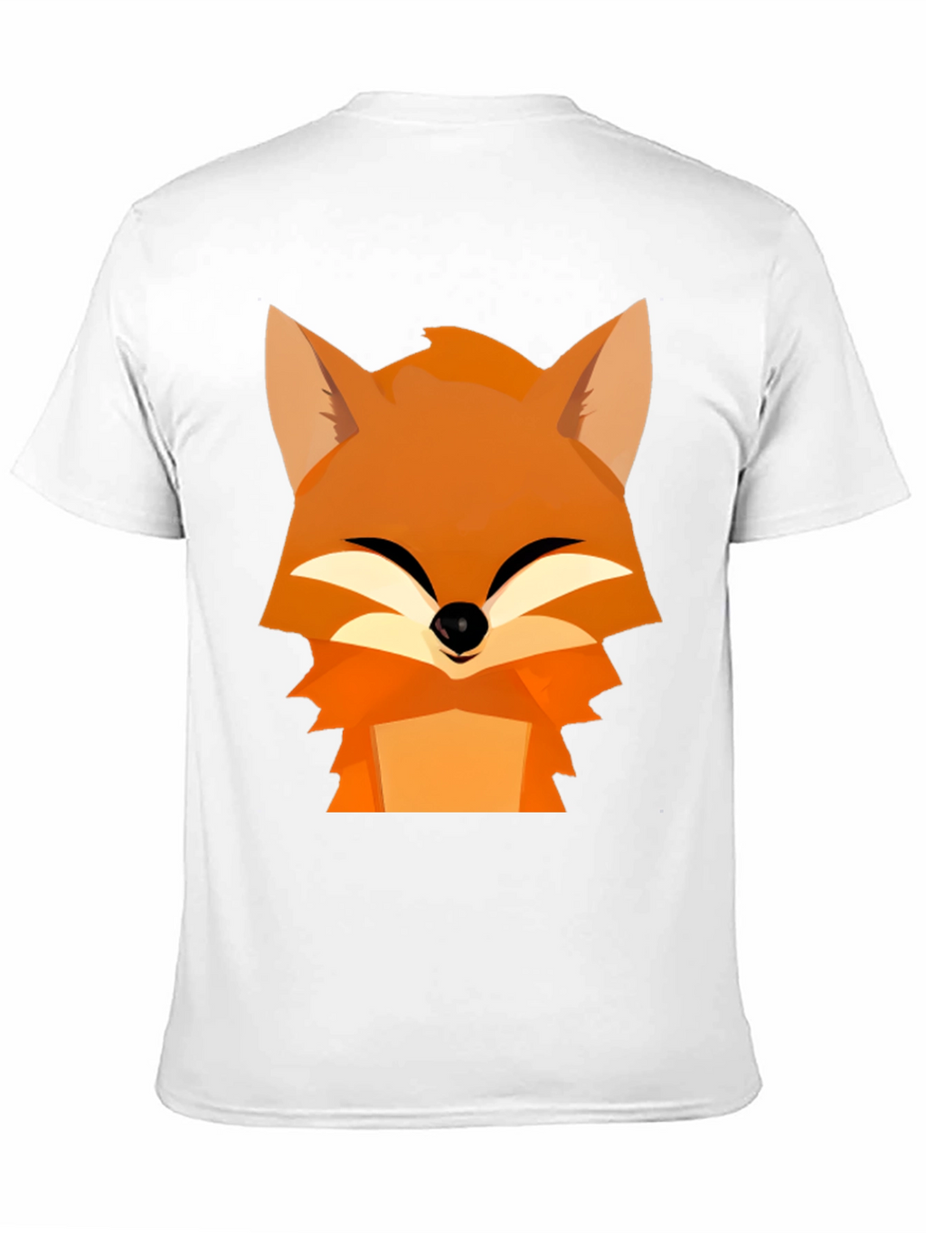 Fox Graphic Tee - Black Cotton Comfort