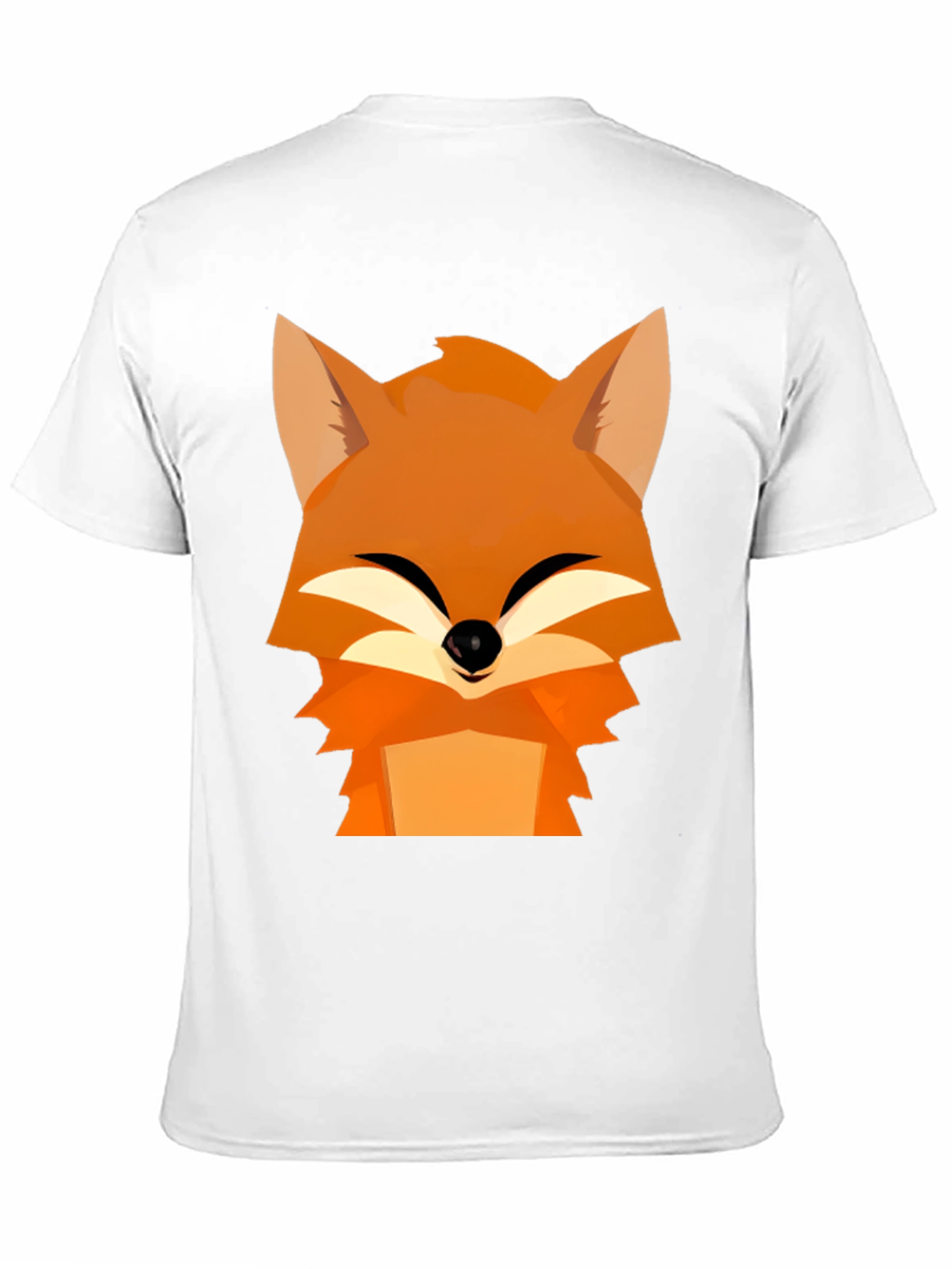 Fox Graphic Tee - Black Cotton Comfort