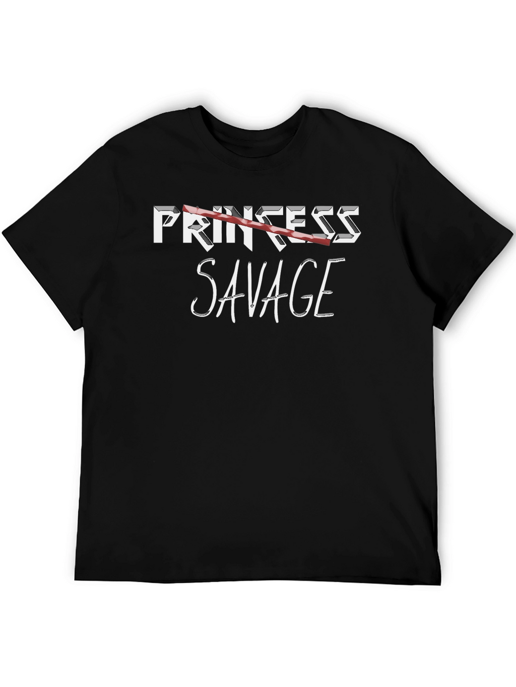 Savage Graphic Tee - Edgy & Bold T-Shirt