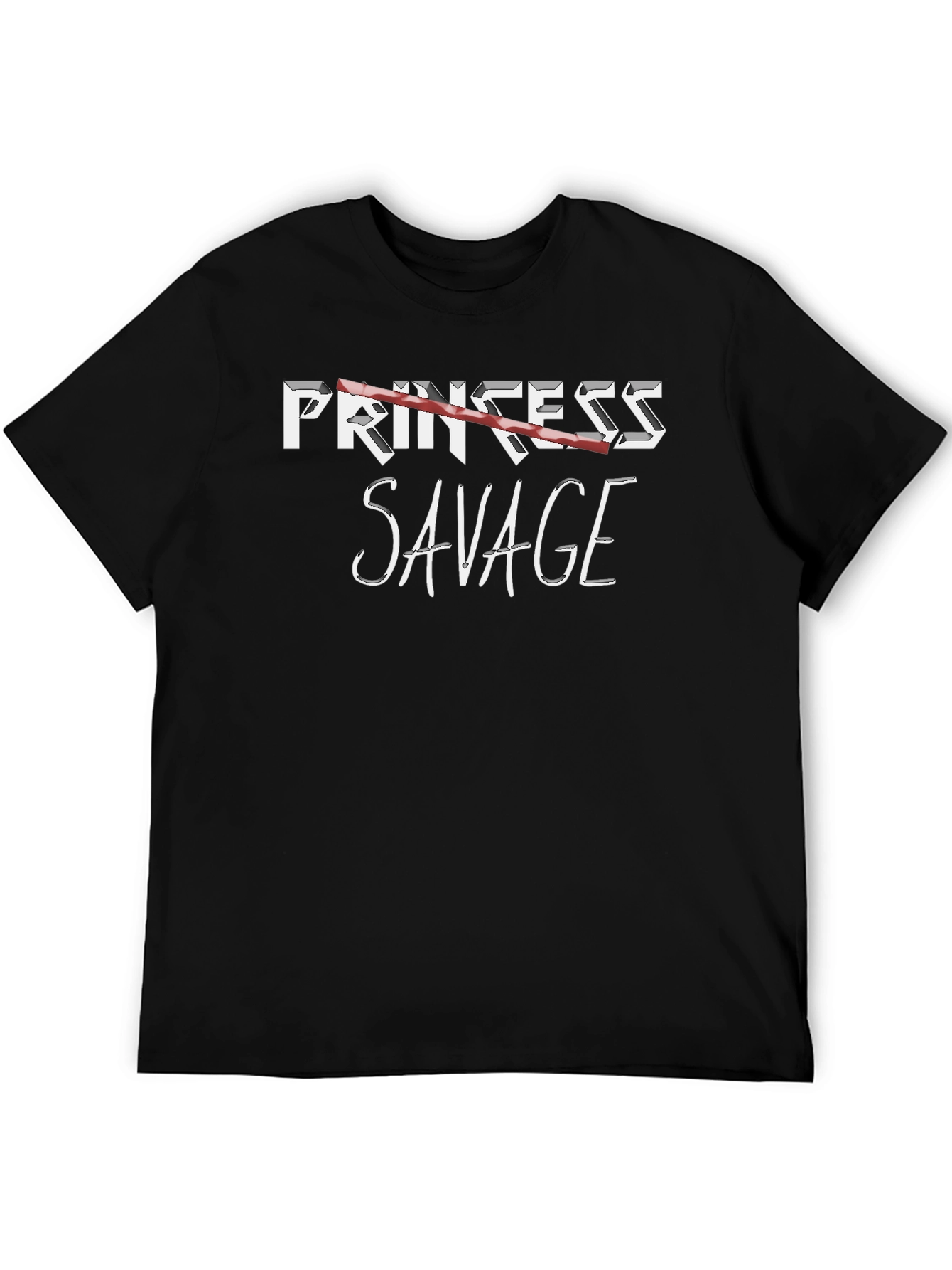 Savage Graphic Tee - Edgy & Bold T-Shirt