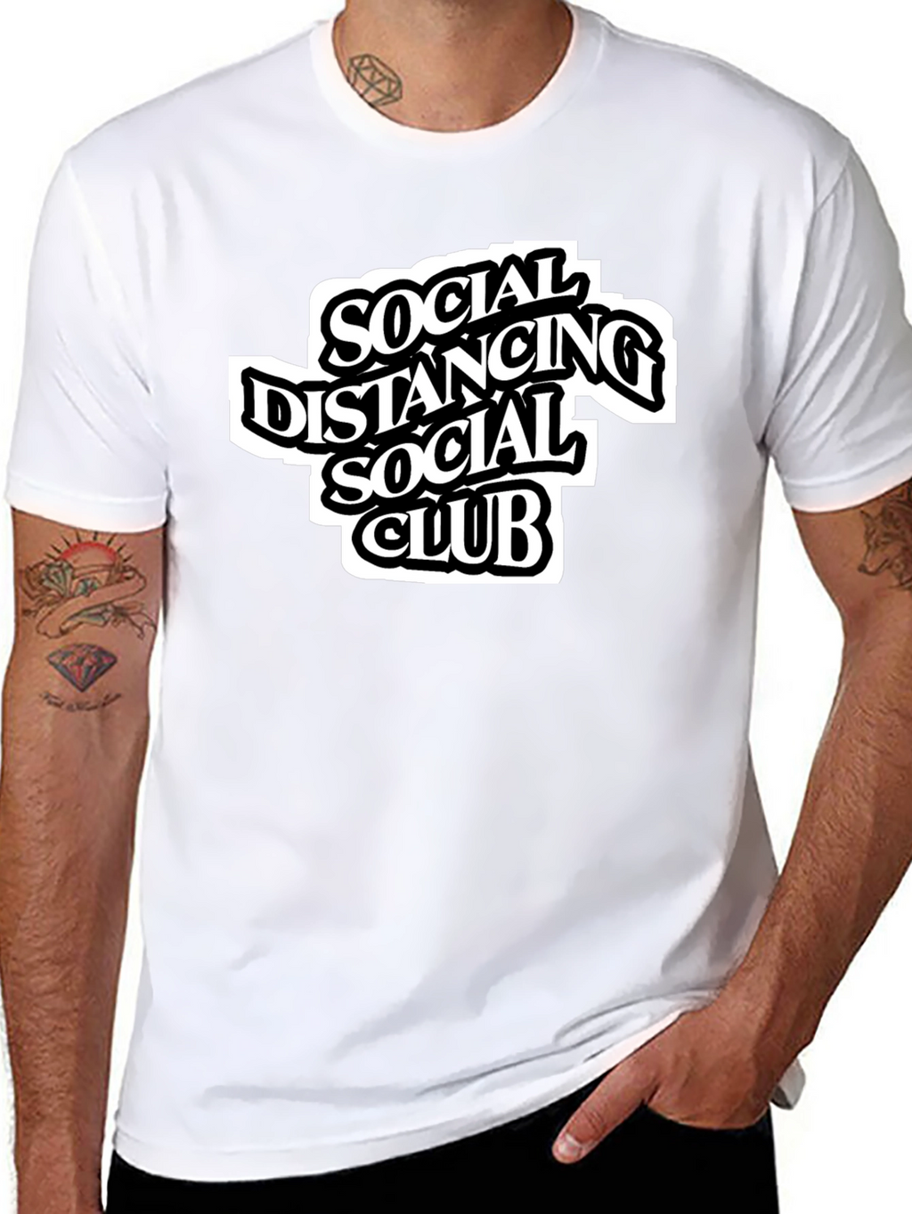 Social Distancing Club Graphic Tee