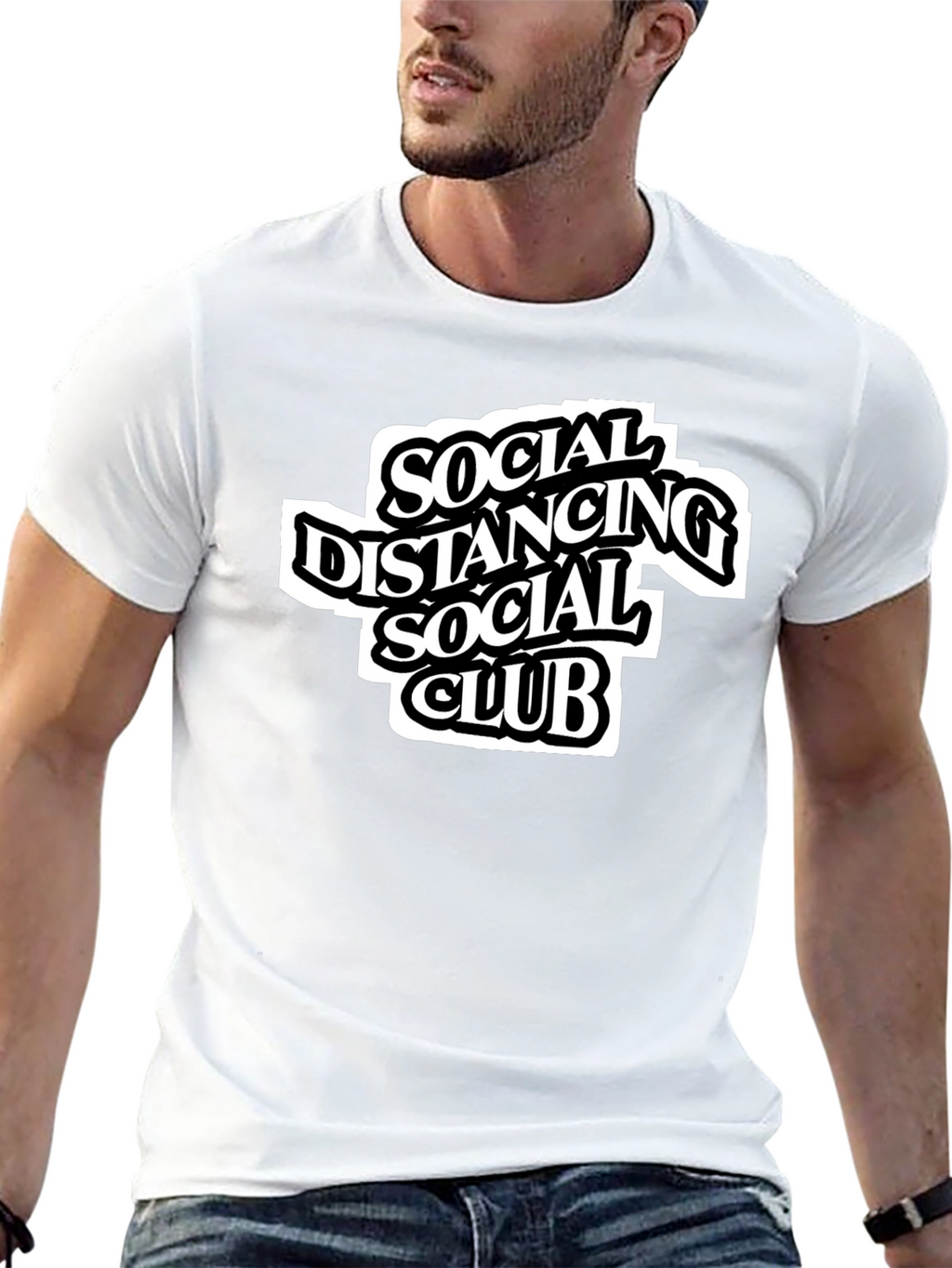 Social Distancing Club Graphic Tee