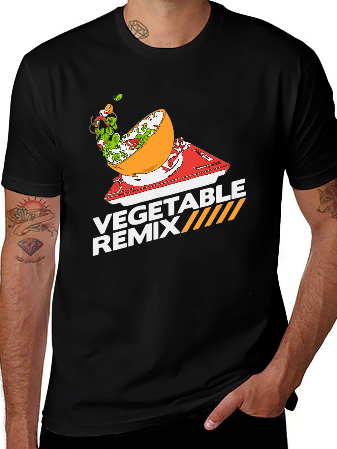 Vegetable Remix Graphic T-Shirt