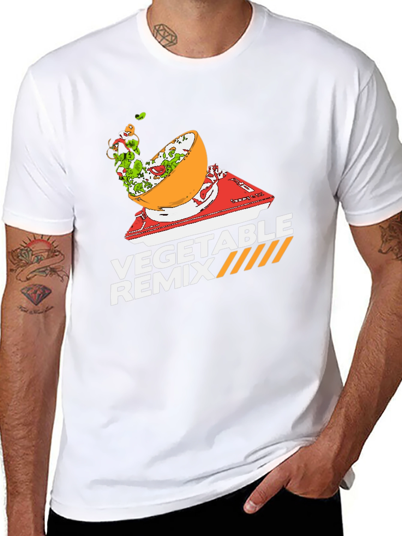 Vegetable Remix Graphic T-Shirt