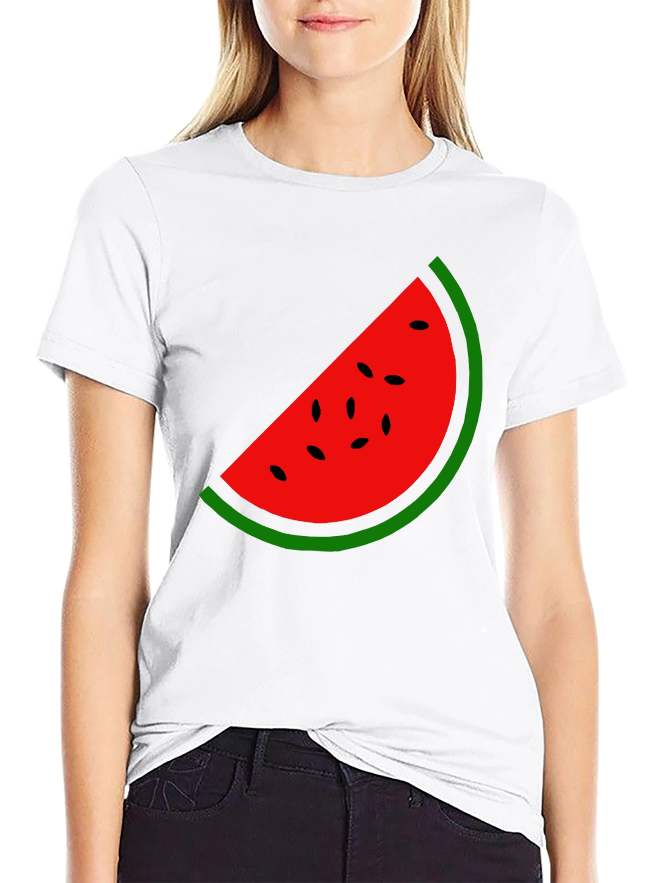 Watermelon Slice Graphic Tee - Summer Fun!