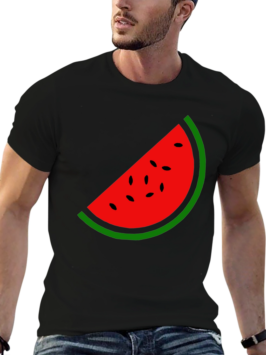 Watermelon Slice Graphic Tee - Summer Fun!