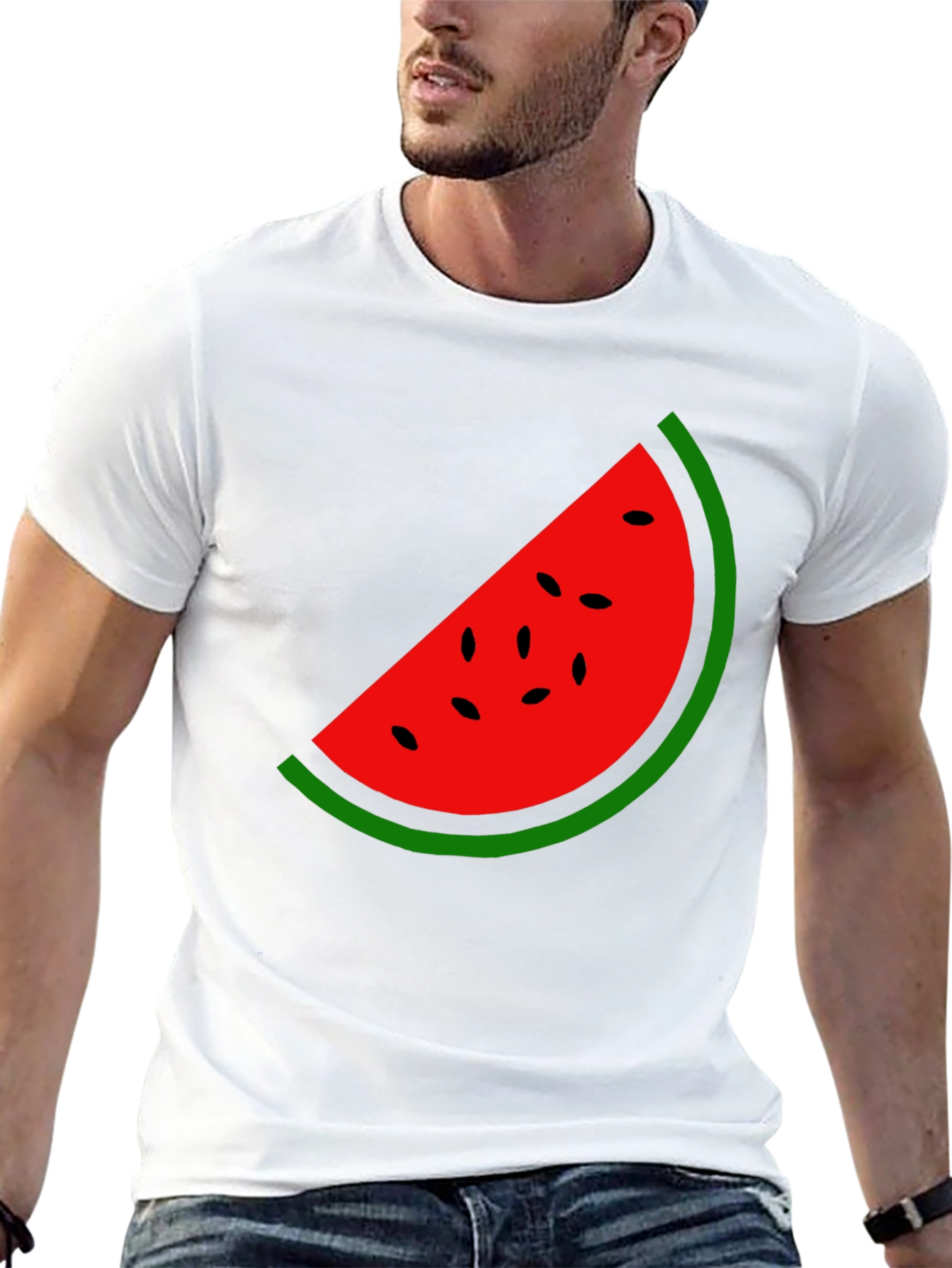 Watermelon Slice Graphic Tee - Summer Fun!