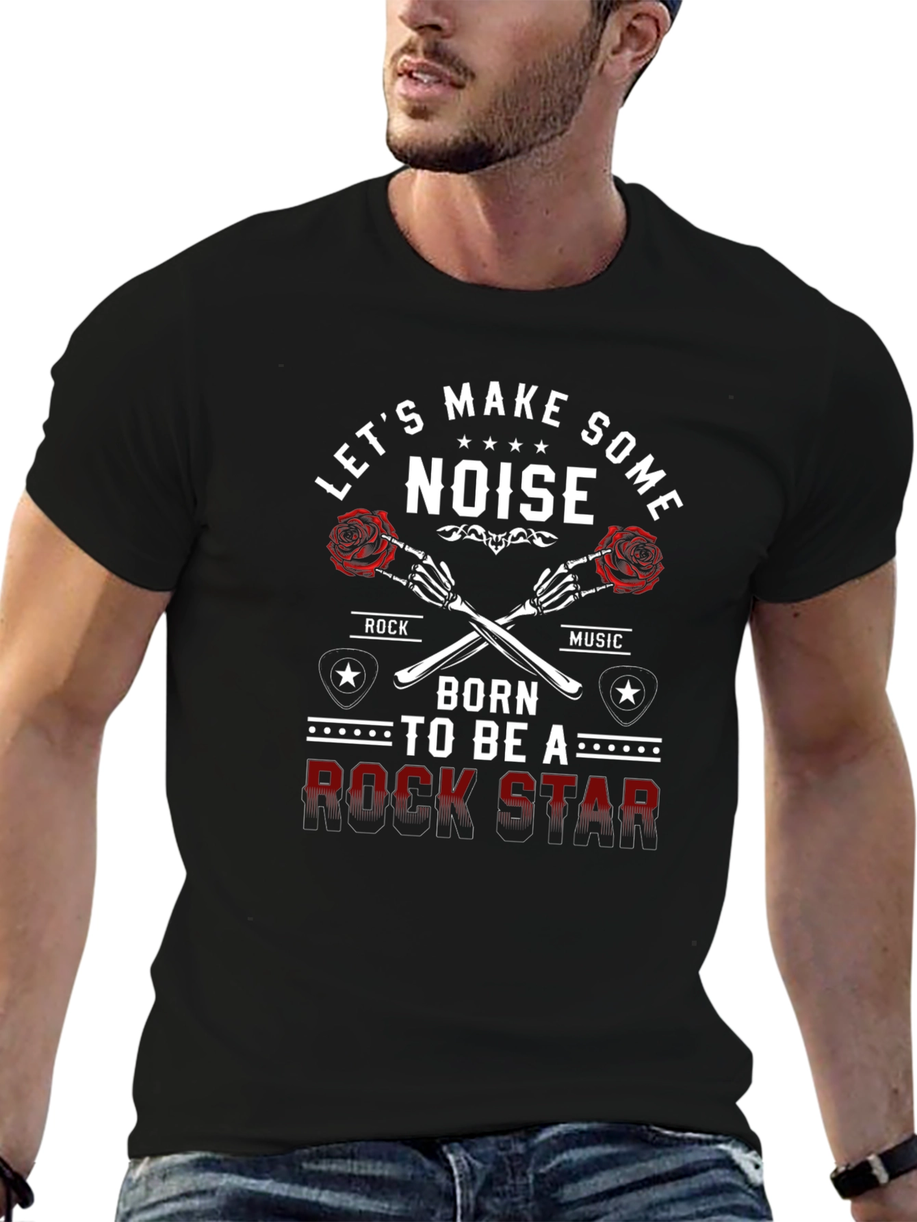 Rock Star T-Shirt - Lets Make Some Noise!