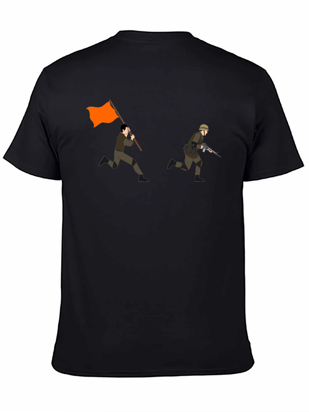 Orange Flag Graphic Tee