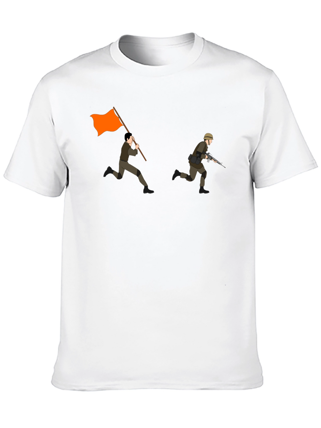 Orange Flag Graphic Tee