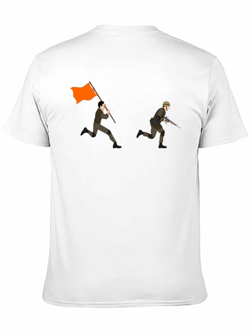 Orange Flag Graphic Tee