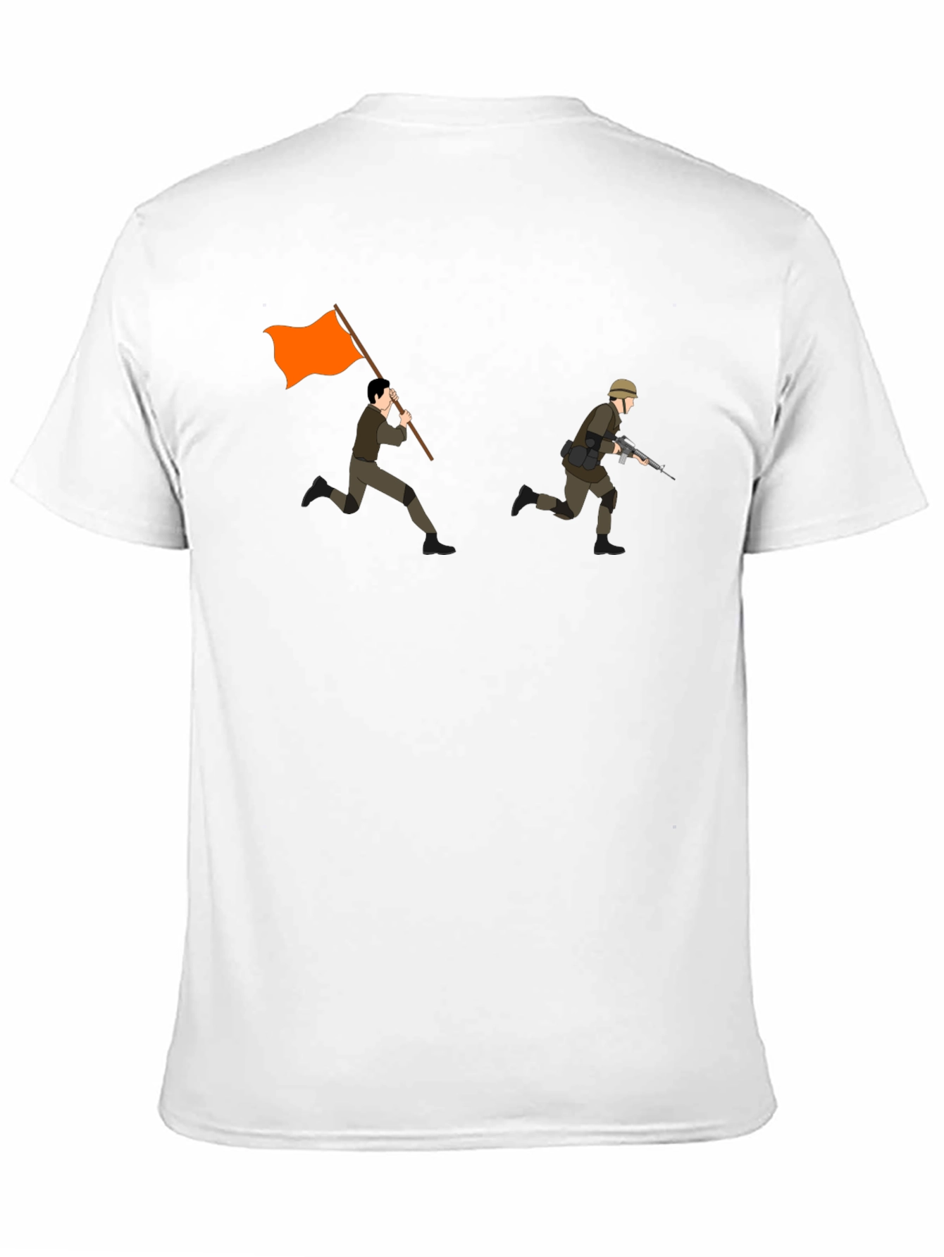 Orange Flag Graphic Tee