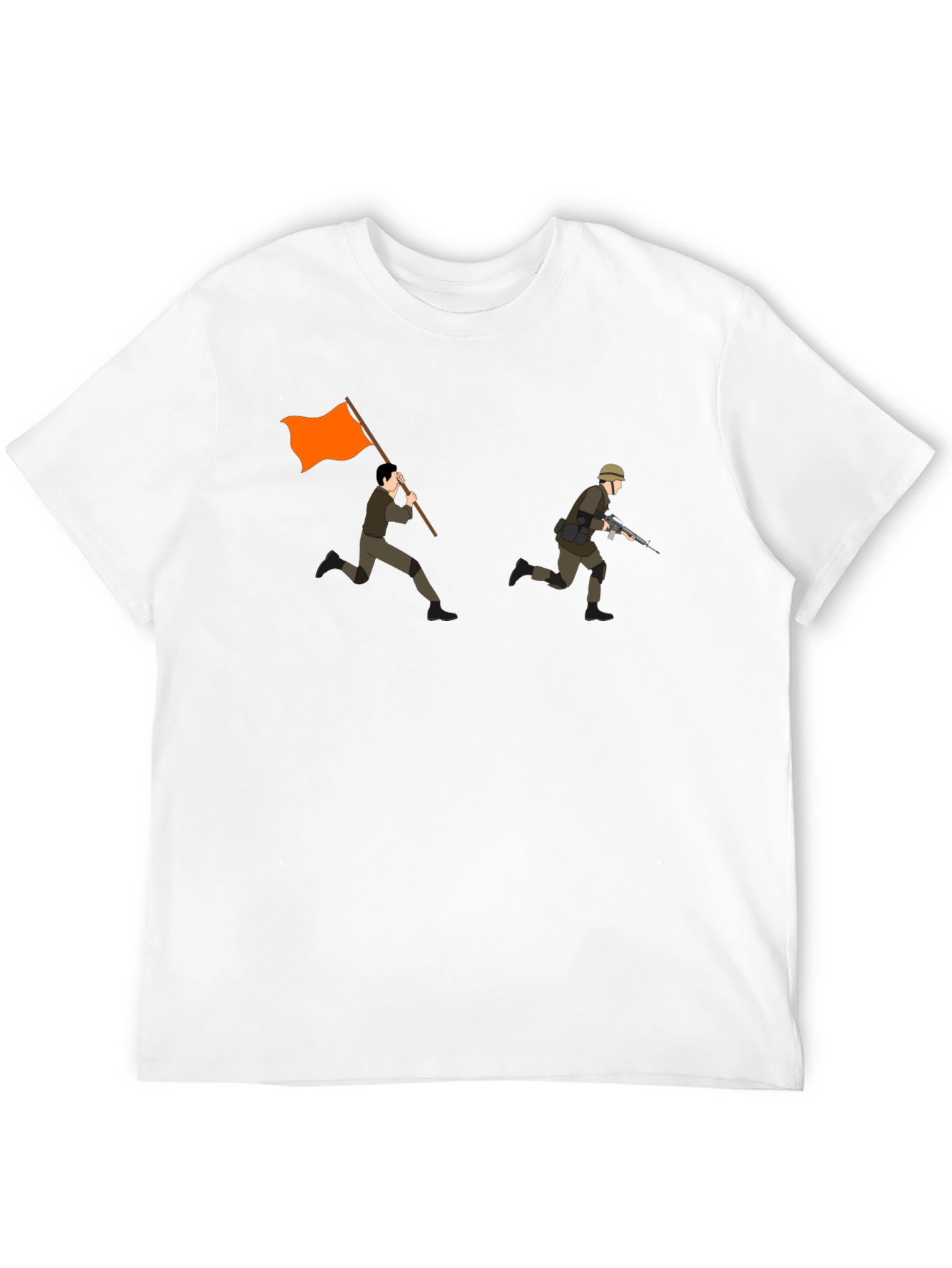 Orange Flag Graphic Tee